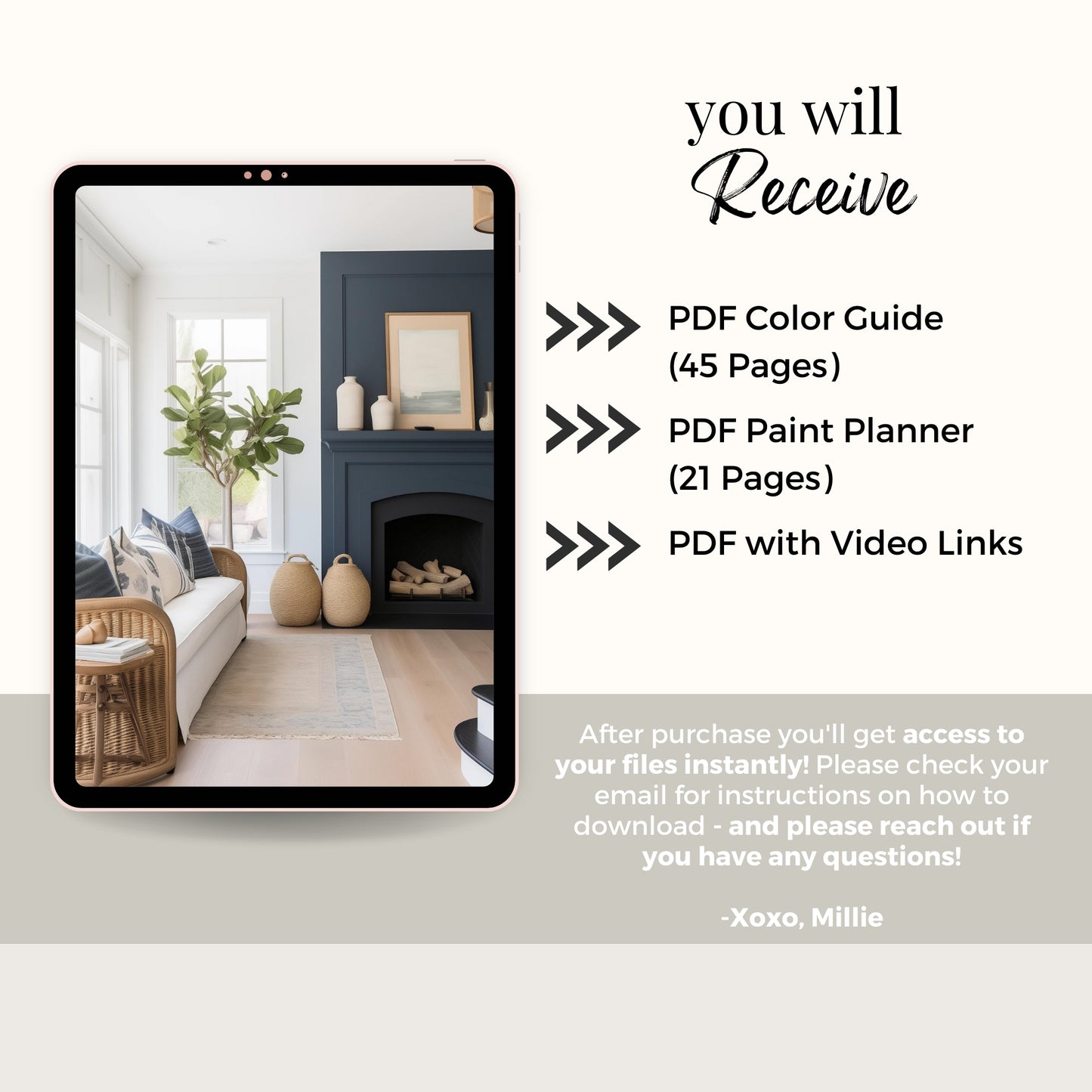 Repose Gray Sherwin Williams Paint Palette, Modern Paint Colors for Home, Repose Gray Compliments, Modern Neutrals, Tricorn Black