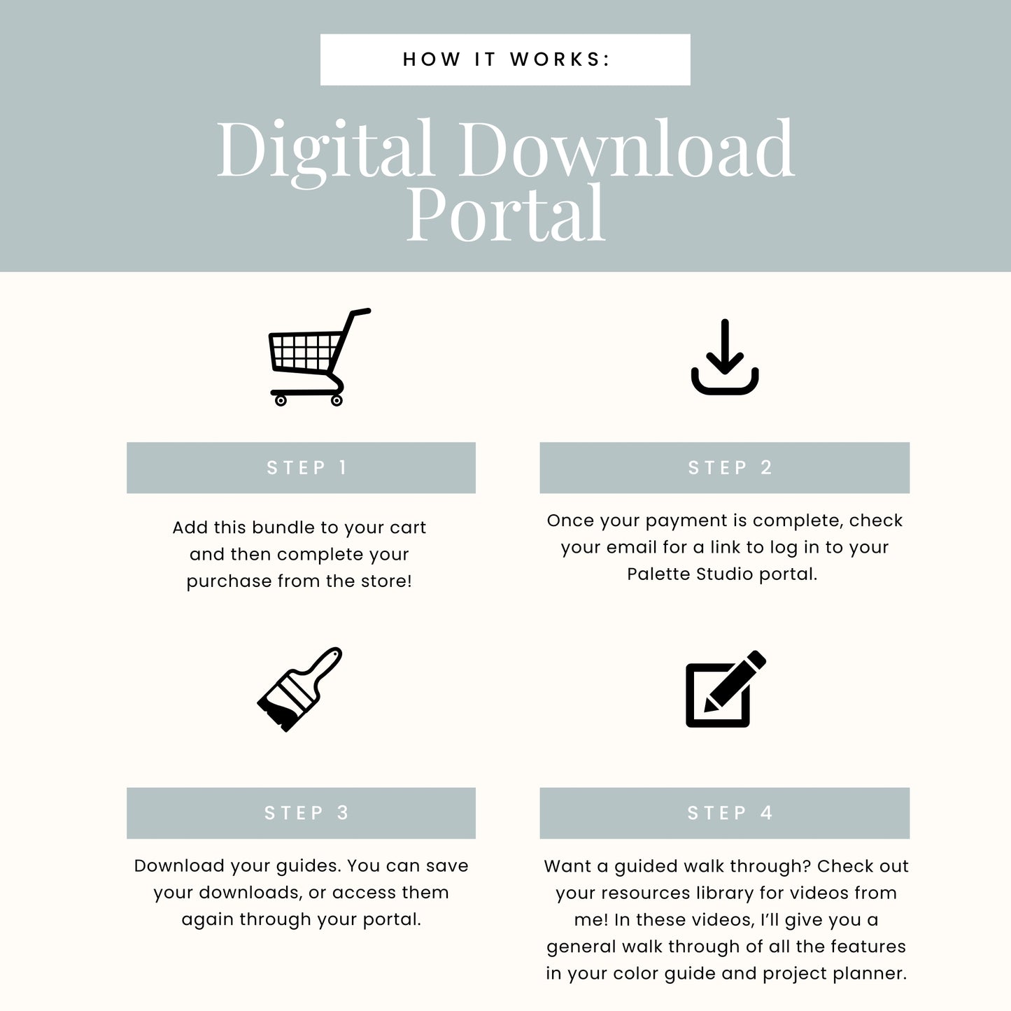 Calm Neutrals Palette Studio Bundle with Sherwin Williams Colors