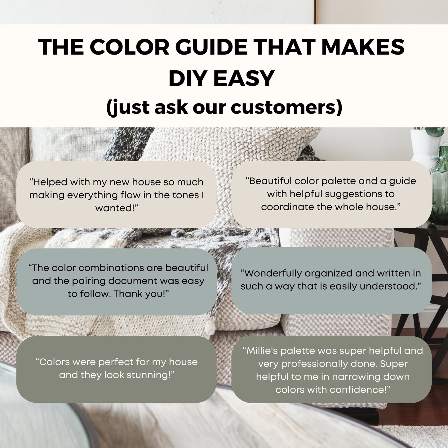 Farmhouse Benjamin Moore Paint Palette, Neutral Interior Paint Colors, Modern Farmhouse Color Scheme, Revere Pewter