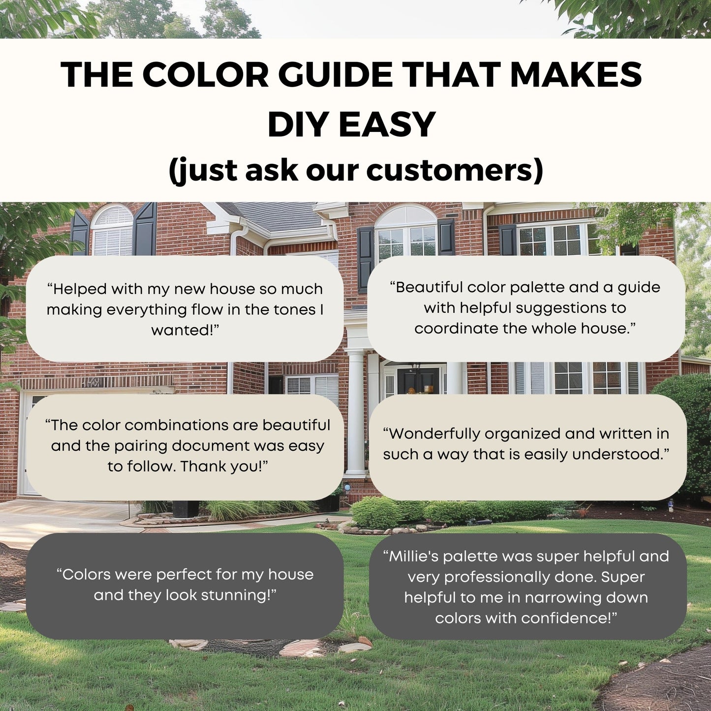 White and Black Exterior Benjamin Moore Paint Palette, Neutral Interior Paint Colors, Modern Farmhouse Color Scheme, White Heron