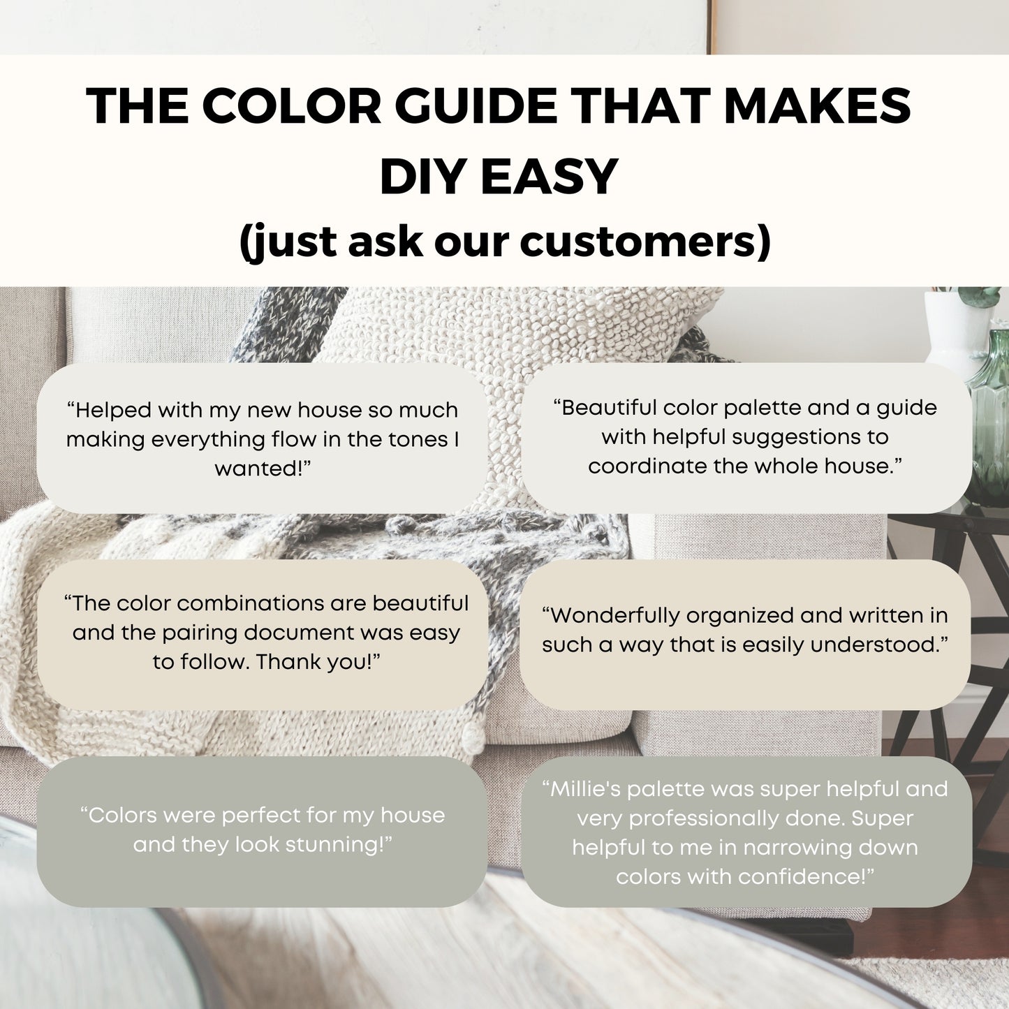 Boho Neutrals Benjamin Moore Paint Palette, Neutral Interior Paint Colors, Earthy Color Scheme, Vanderberg Blue Compliments, Warm Neutrals
