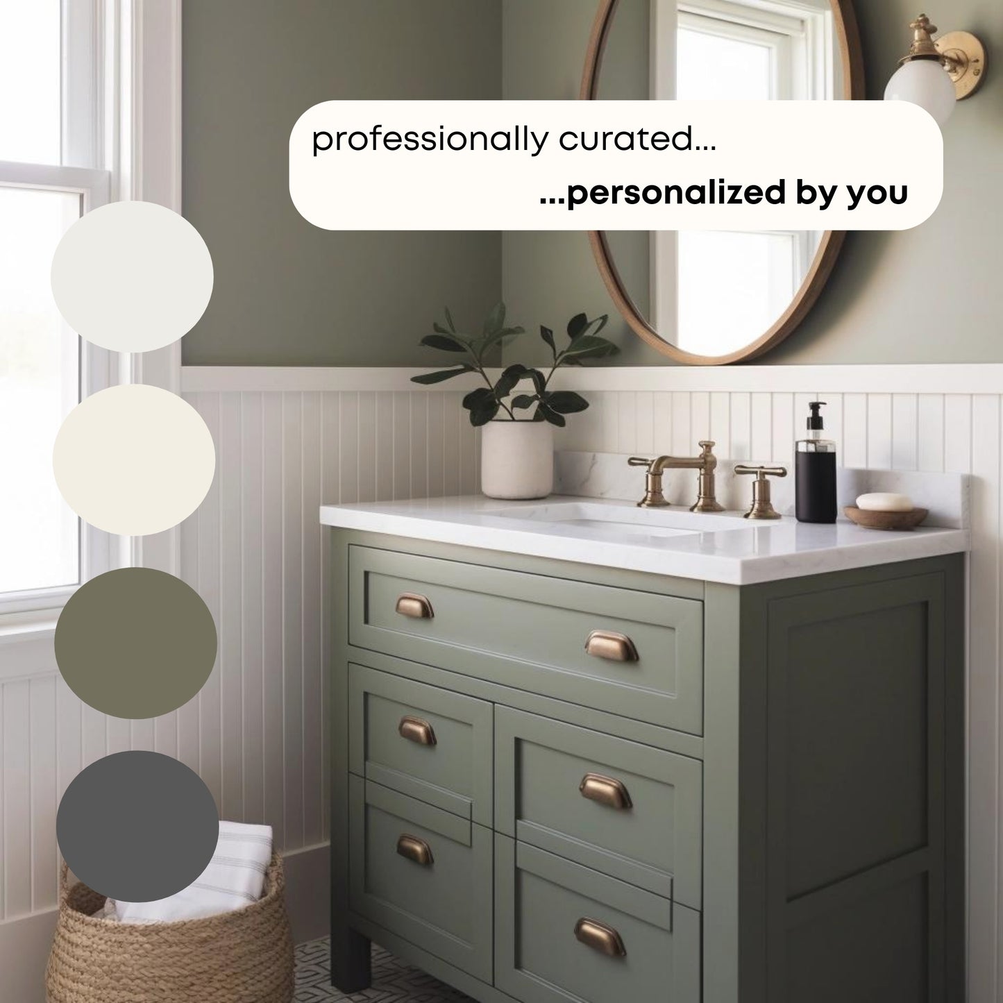 Modern Mountain Sherwin Williams Paint Palette, Neutral Interior Paint Colors, Modern Farmhouse Color Scheme, Pure White
