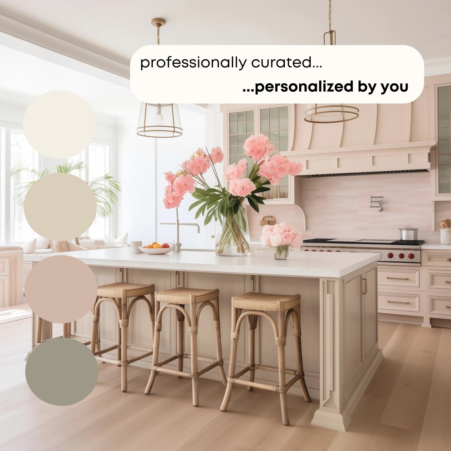Soft Neutrals Benjamin Moore Paint Palette, Boho Neutral Interior Paint Colors, Modern Neutral Color Scheme, Warm Neutrals, Clay Beige
