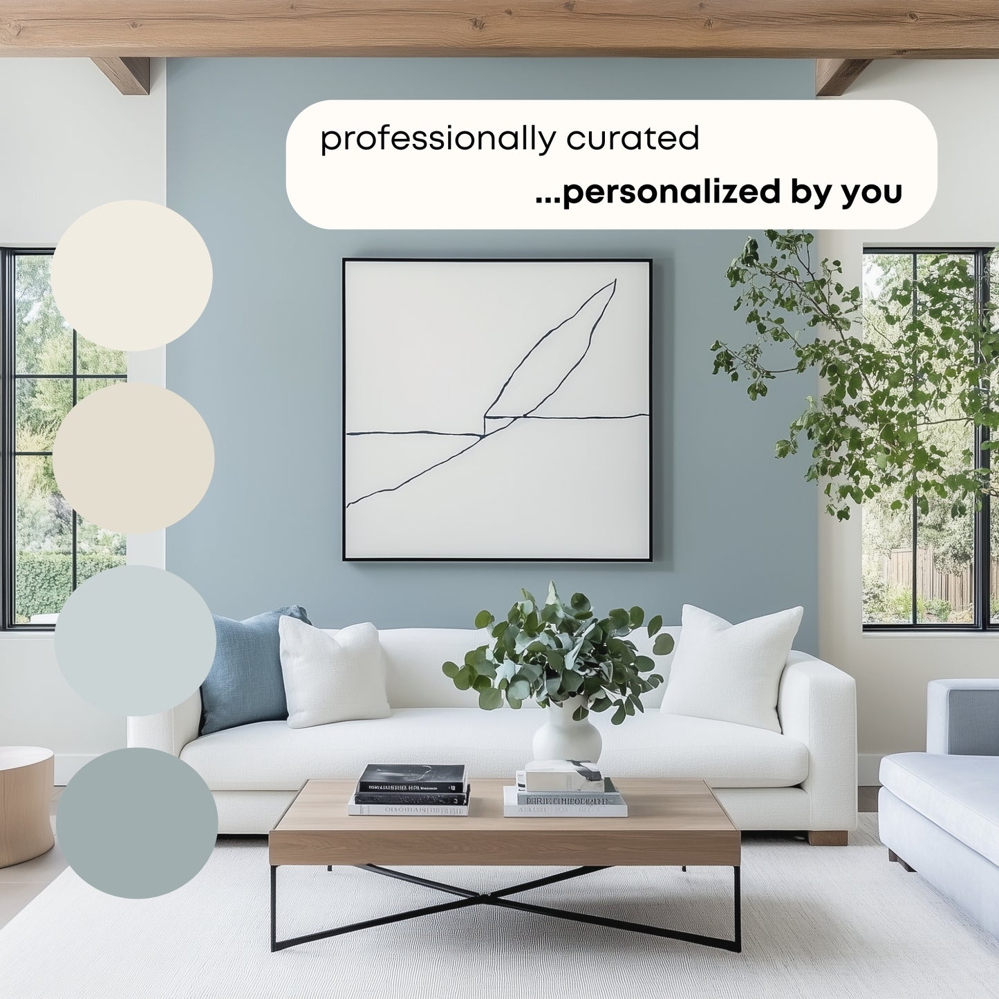 Calm Neutrals Sherwin Williams Paint Palette, Calm Neutral Interior Paint Colors, Beach House Coastal Color Scheme, Natural Choice