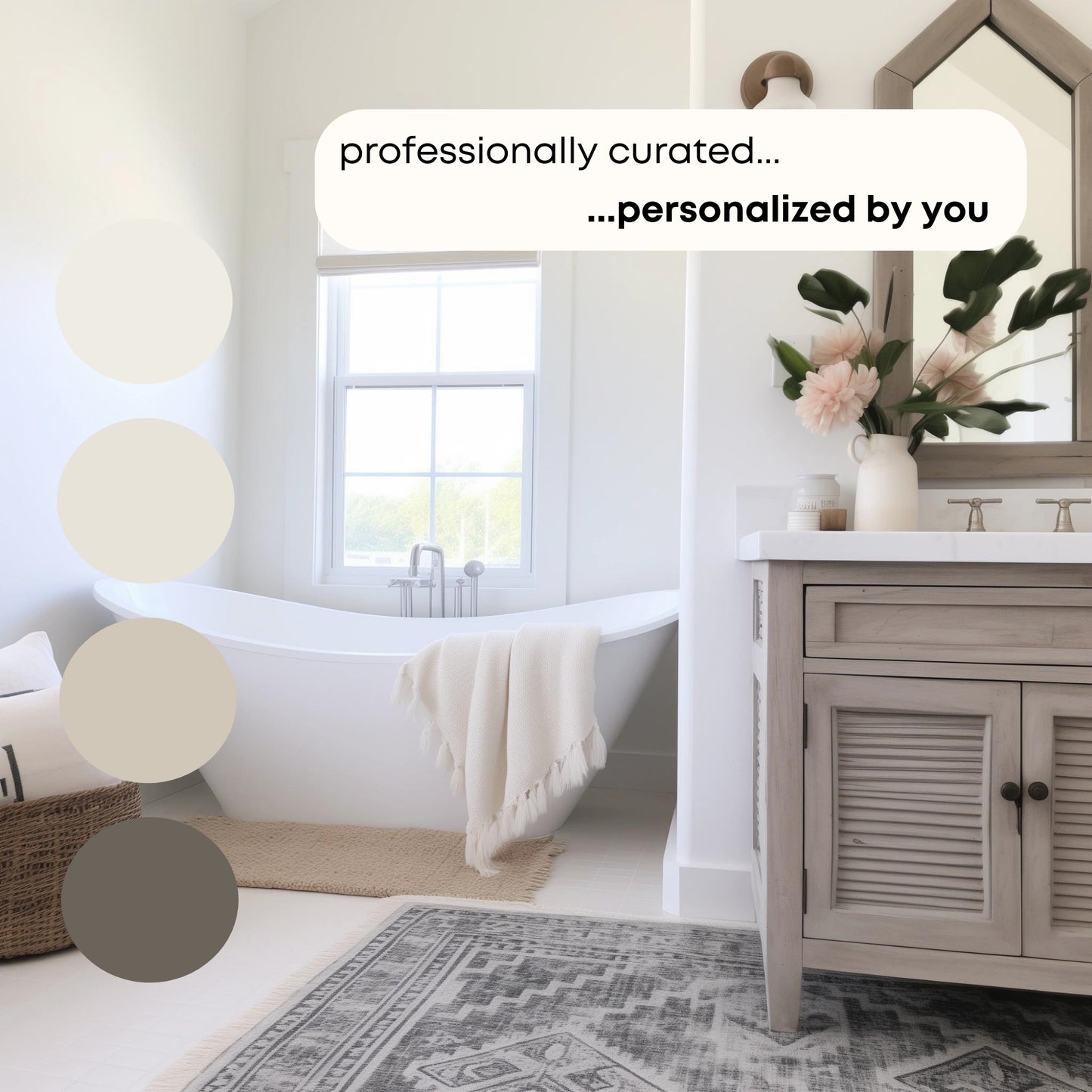 Earthy Organic Sherwin Williams Paint Palette, Interior Paint Colors for Home, Modern Neutrals, Warm and Cozy, Neutral Ground