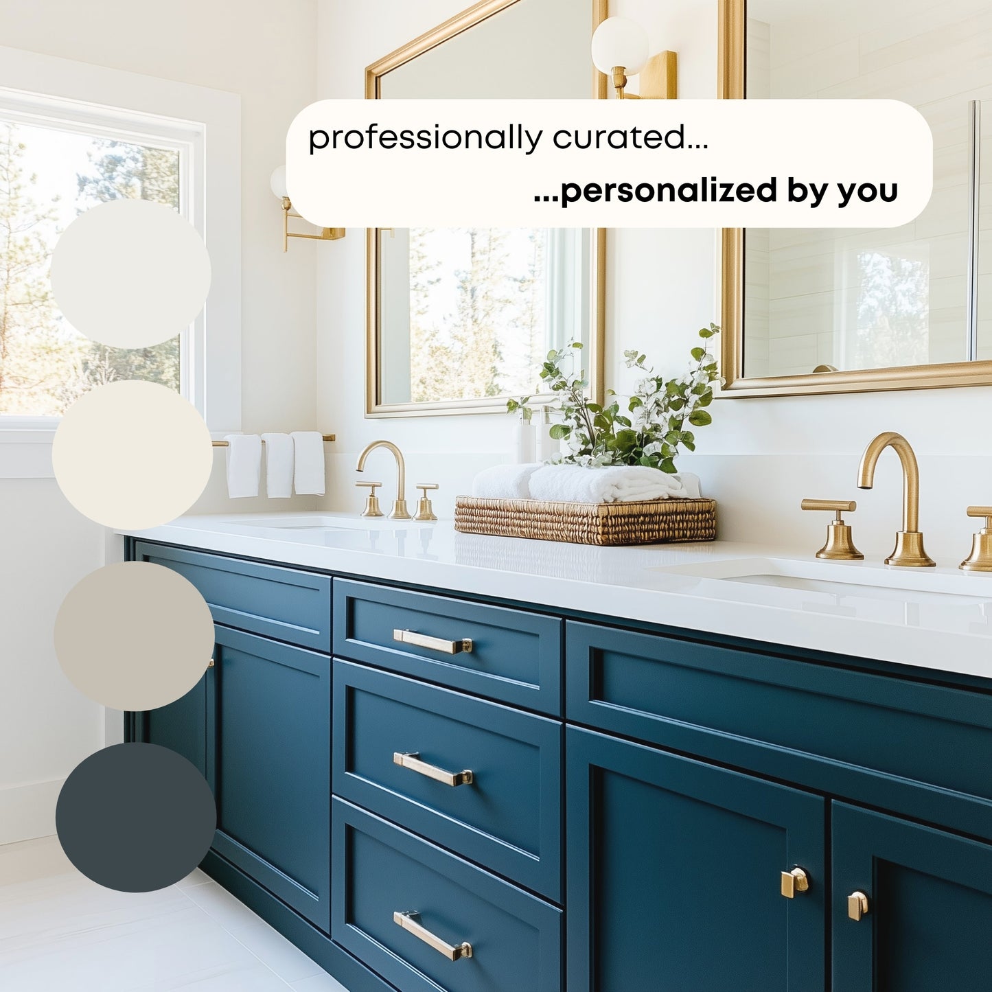 Hale Navy Benjamin Moore Paint Palette, Neutral Interior Paint Colors, Lake House Color Scheme, White Heron