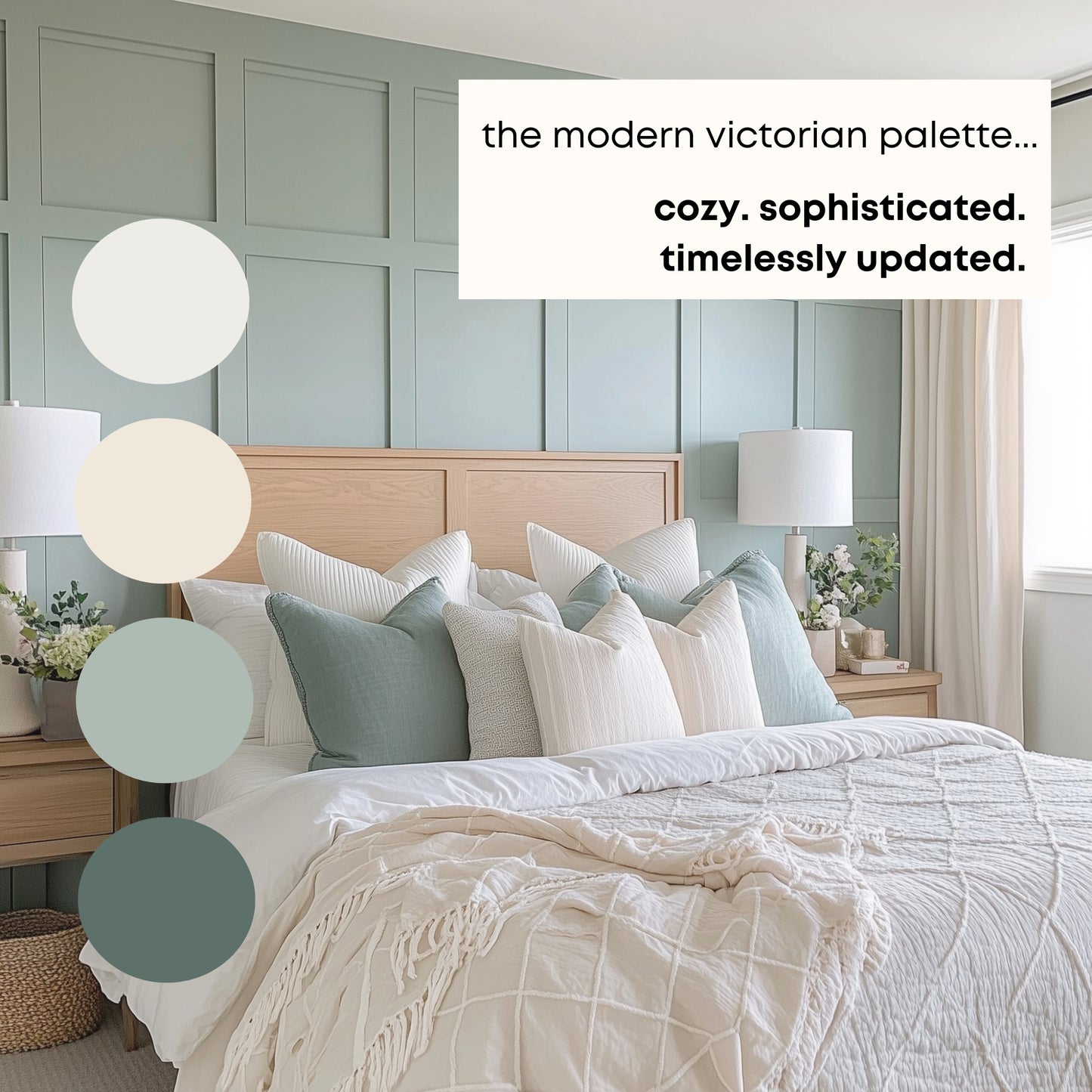 Modern Victorian Benjamin Moore Paint Palette, Paint Colors for Home, Modern Neutrals, Color Scheme, Victorian Color Scheme, Cinnamon Slate