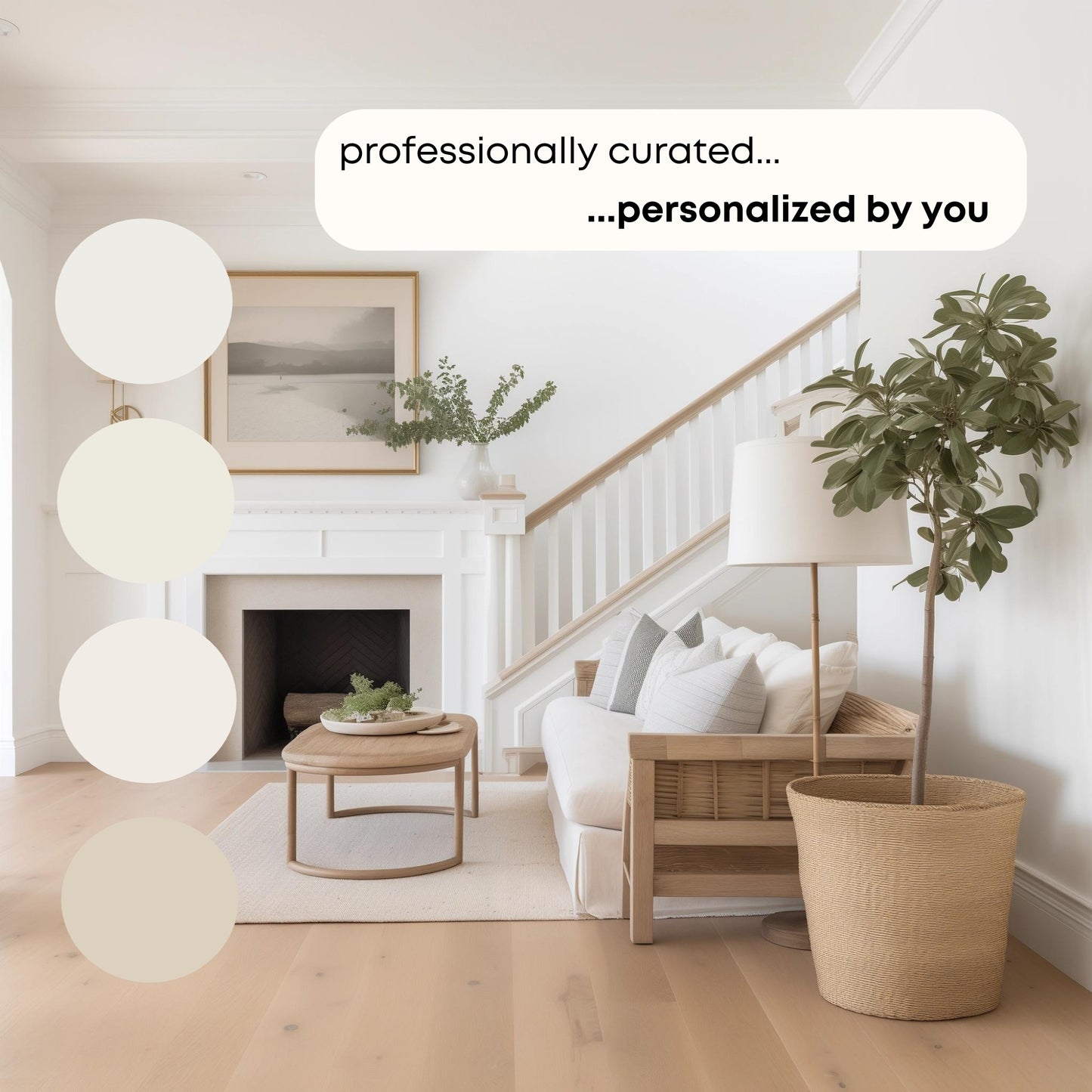 Modern Coastal Sherwin Williams Paint Palette - Modern Neutral Interior Paint Colors for Home, Coastal Interior Design Color Palette