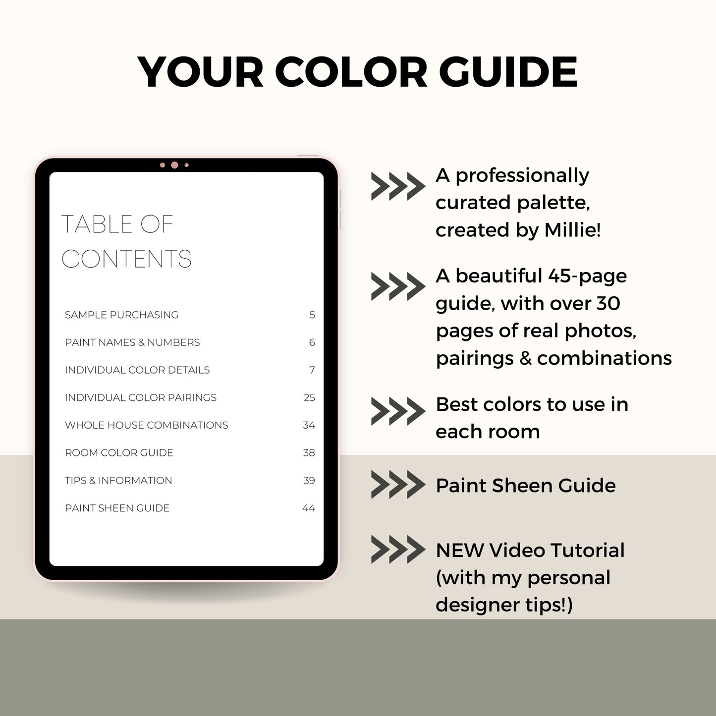 Accessible Beige Sherwin Williams Paint Palette, Modern Neutral Interior Paint Colors for Home, Accessible Beige Compliments, Warm Whites, Evergreen Fog