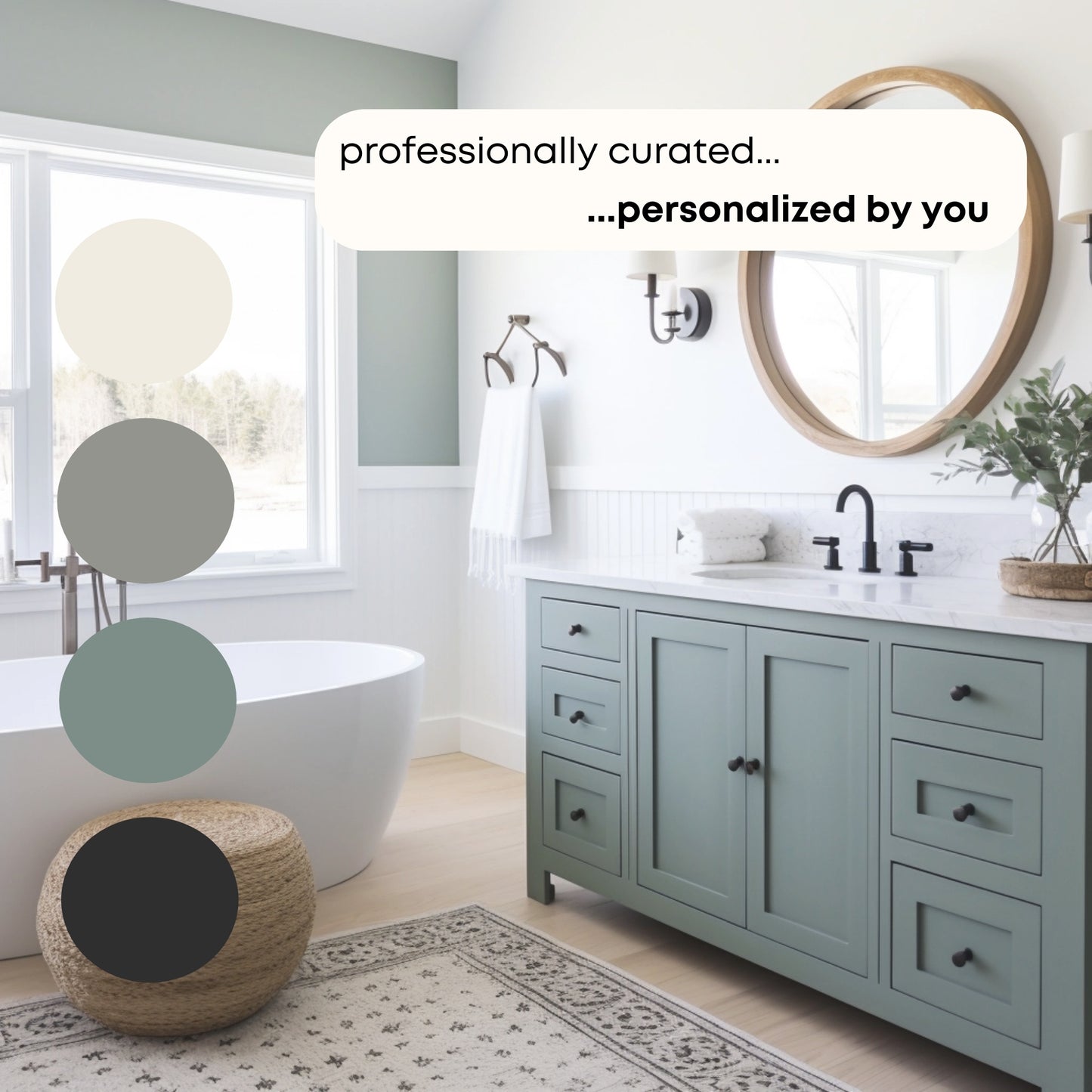 White Dove Benjamin Moore Paint Palette - Modern Neutral Interior Paint Colors for Home - Coordinating Interior Design Color Palette, Benjamin Moore White Dove