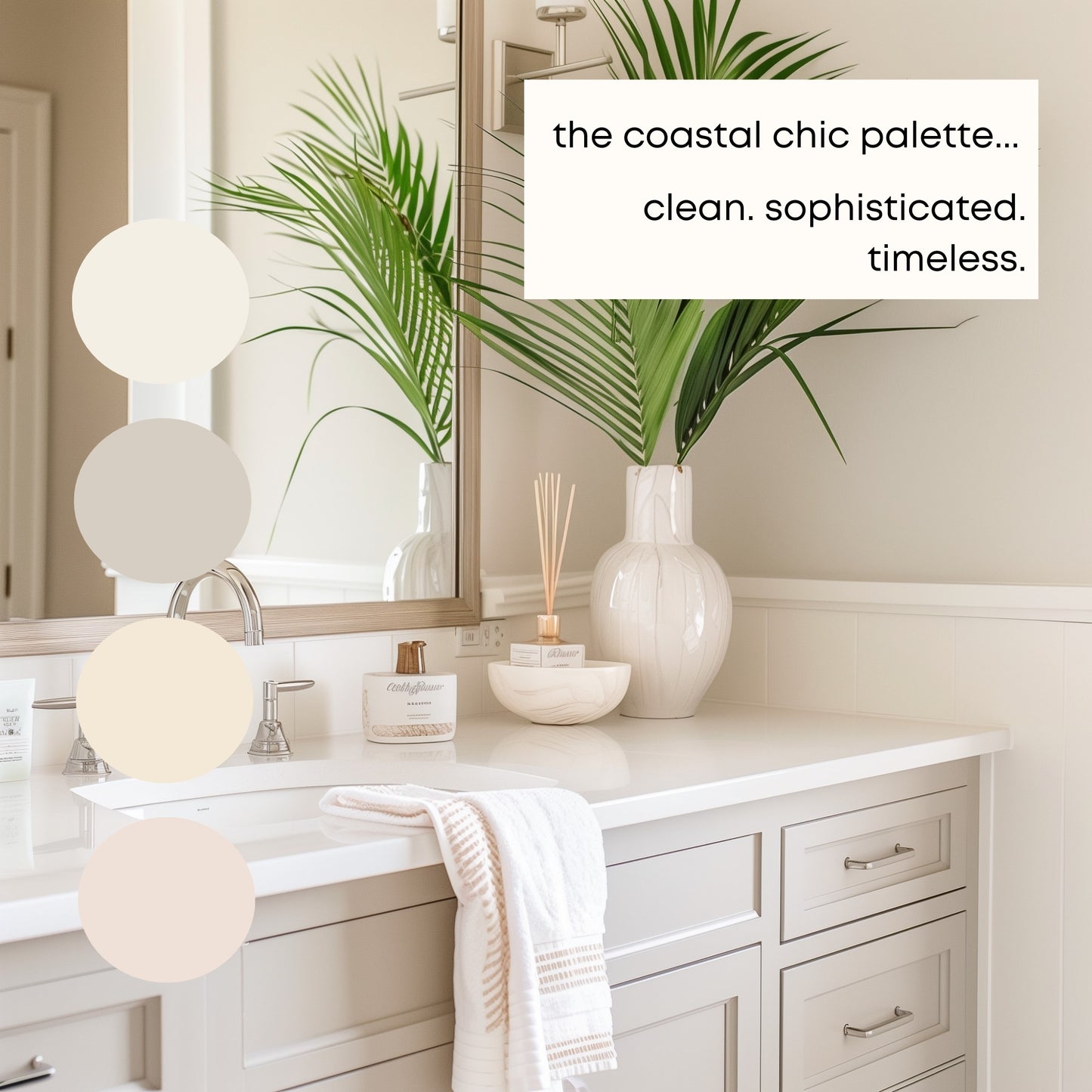 Coastal Chic Sherwin Williams Paint Palette, Paint Colors for Home, Cottage Neutrals, Whole House Scheme, Beach House Colors, Modern Gray