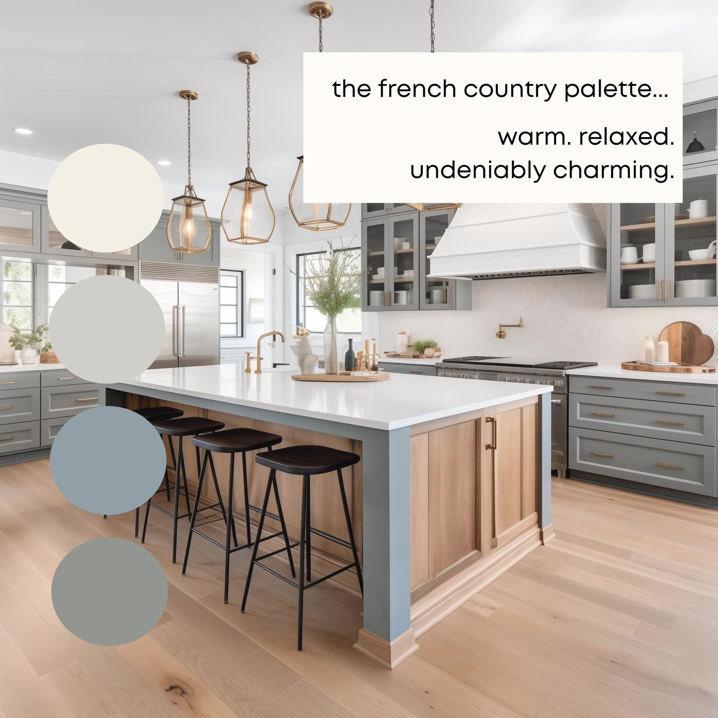 French Country Sherwin Williams Paint Palette, Interior Paint Colors for Home, Cottage Colors, Coastal Colors, Pure White