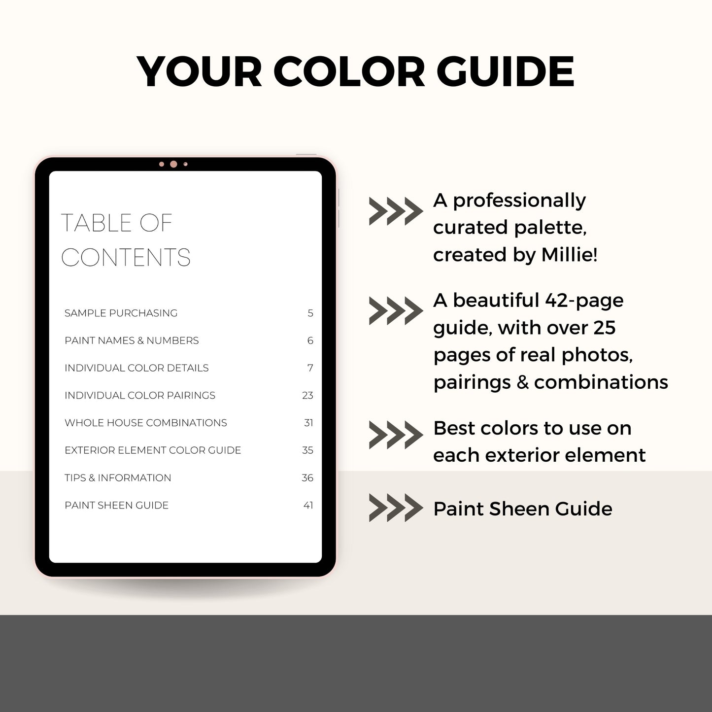 White and Black Exterior Benjamin Moore Paint Palette, Neutral Interior Paint Colors, Modern Farmhouse Color Scheme, White Heron