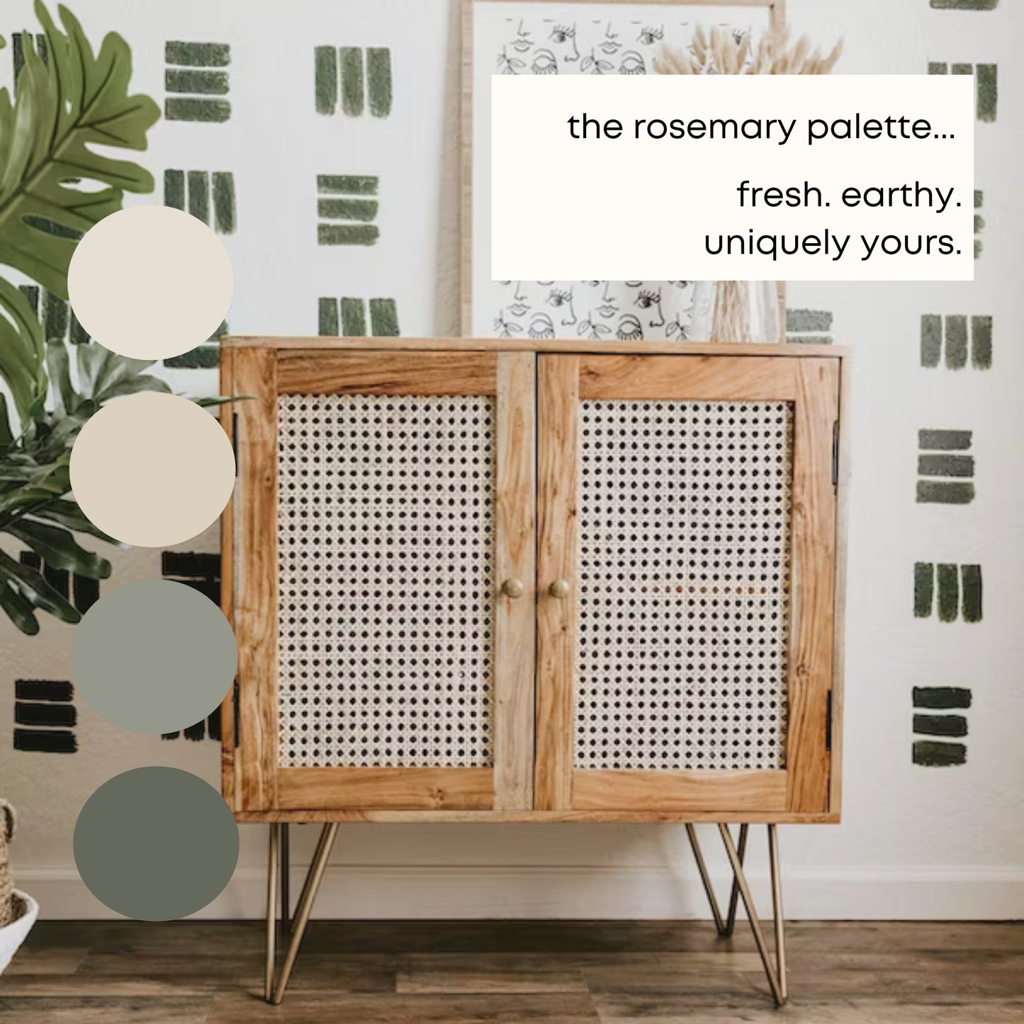 Rosemary Sherwin Williams Paint Palette, Neutral Interior Paint Colors for Home, Moody Interior Design Color Palette, Evergreen Fog