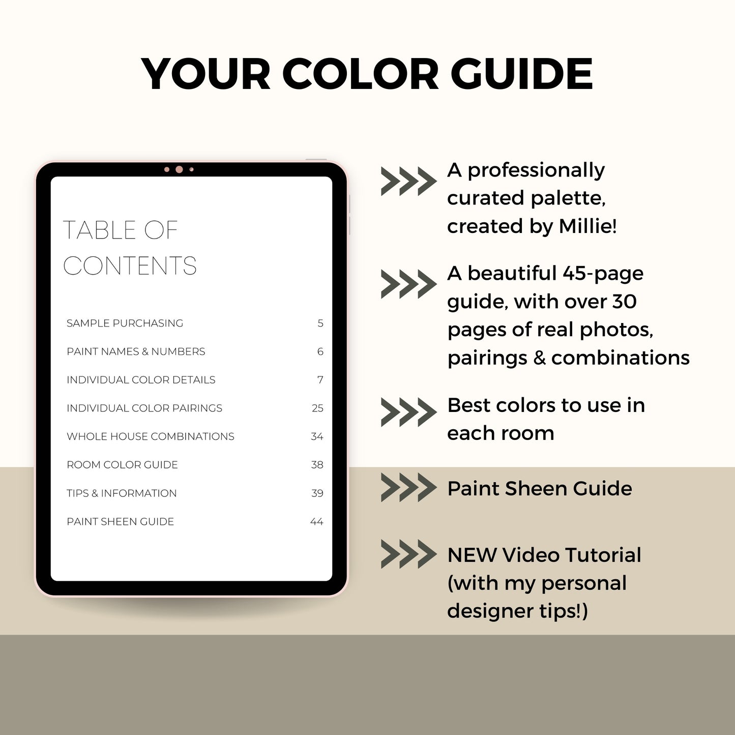 Soft Neutrals Benjamin Moore Paint Palette, Boho Neutral Interior Paint Colors, Modern Neutral Color Scheme, Warm Neutrals, Clay Beige