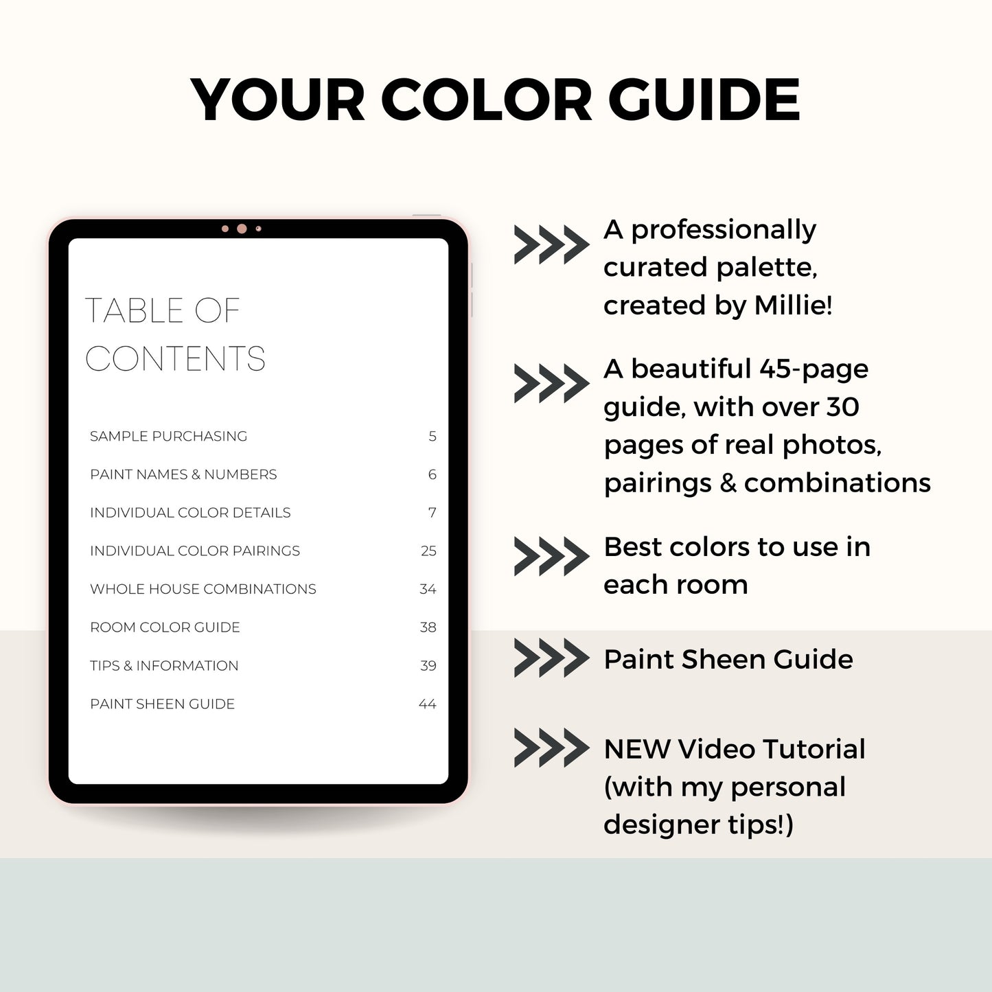 Modern Coastal Sherwin Williams Paint Palette - Modern Neutral Interior Paint Colors for Home, Coastal Interior Design Color Palette
