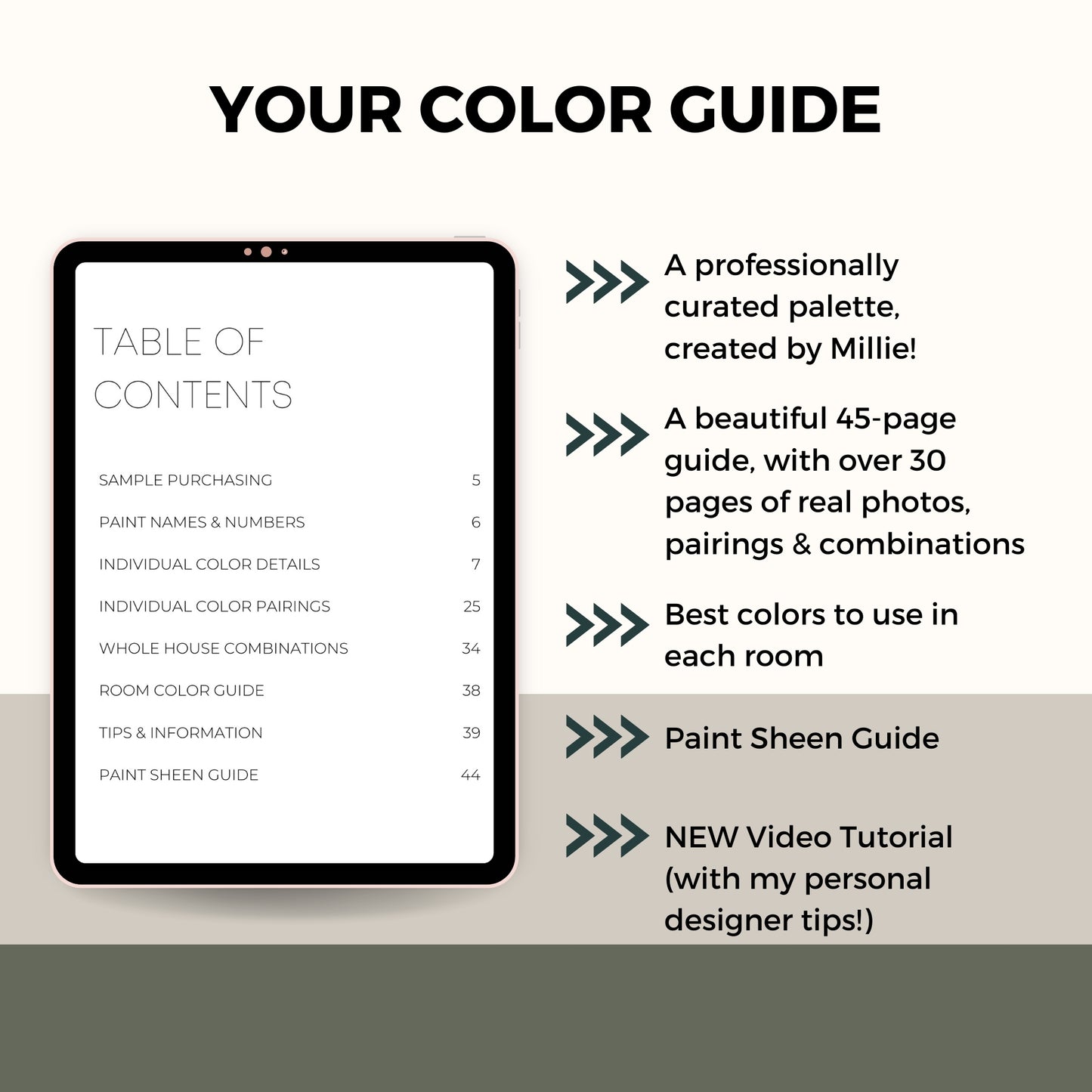 Evergreen Fog Sherwin Williams Paint Palette, Color of the Year Palette, Warm Neutral Colors for Home, Lake House, Urbane Bronze