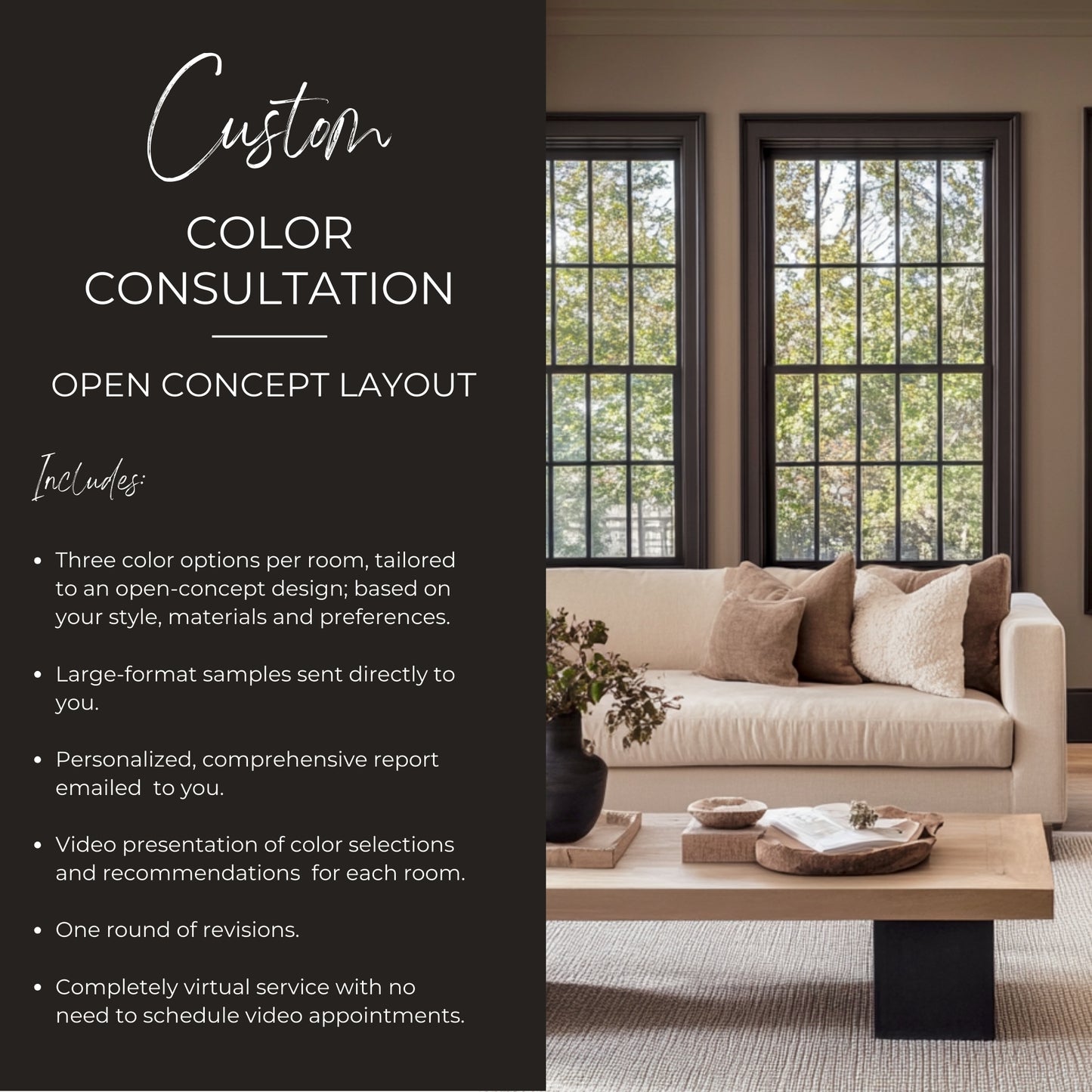 Open Concept or Whole House Paint Color Consultation