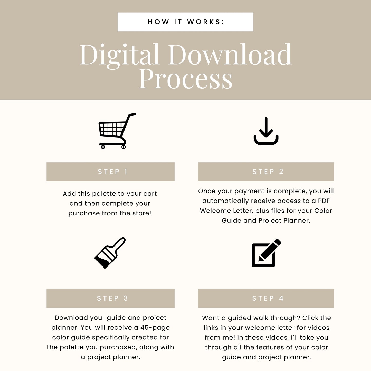 Light Warm Neutrals Benjamin Moore Paint Palette, Neutral Interior Paint Colors, Warm Color Scheme, Muslin