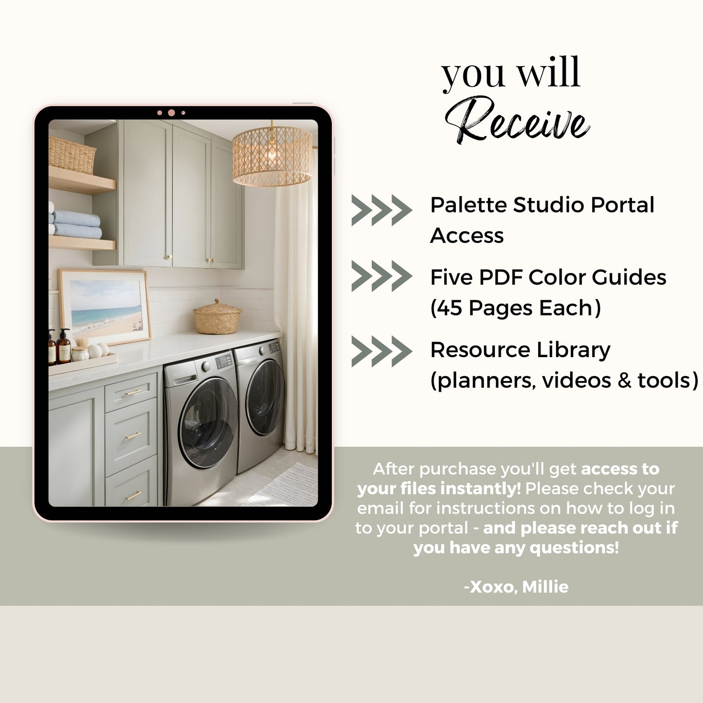 Calm Neutrals Palette Studio Bundle with Sherwin Williams Colors