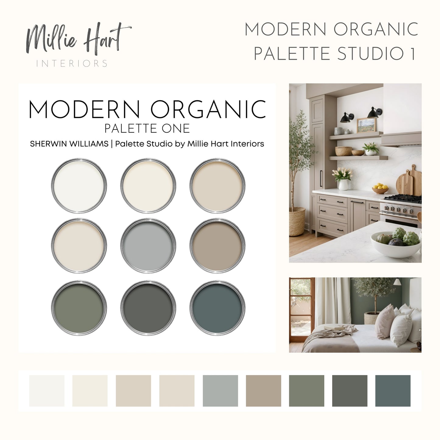 Modern Organic Palette Studio Bundle with Sherwin Williams Colors