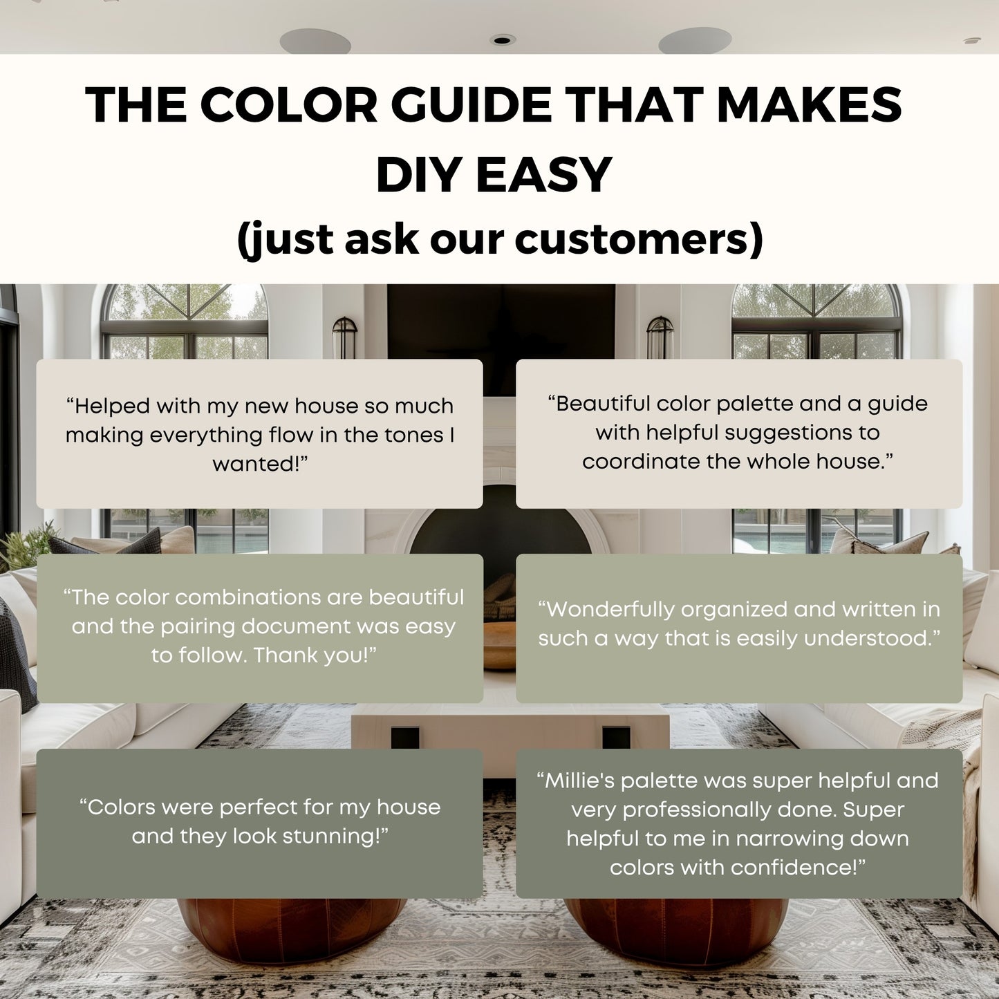 Rosepine Benjamin Moore Paint Palette, Timeless Neutral Interior Colors, Whole House Color Scheme, Earthy Green, Fog Mist