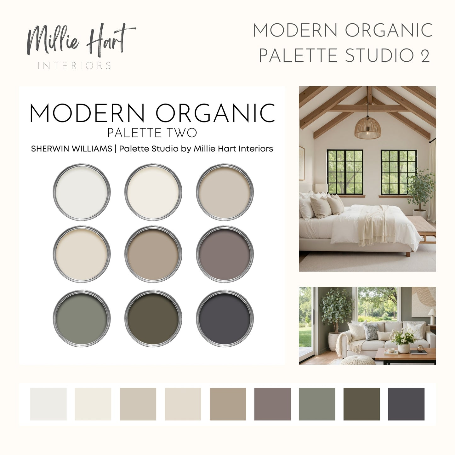 Modern Organic Palette Studio Bundle with Sherwin Williams Colors
