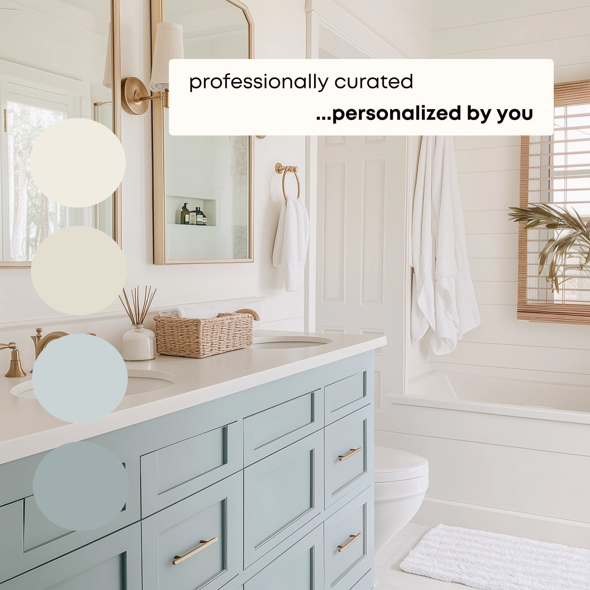 Calm Neutrals Benjamin Moore Paint Palette, Calm Neutral Interior Paint Colors, Beach House Coastal Color Scheme, Pale Oak