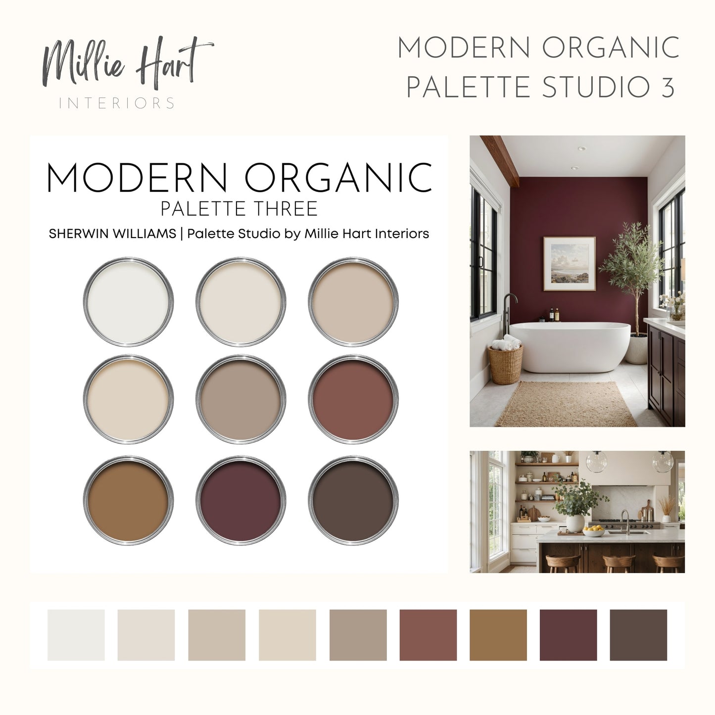 Modern Organic Palette Studio Bundle with Sherwin Williams Colors