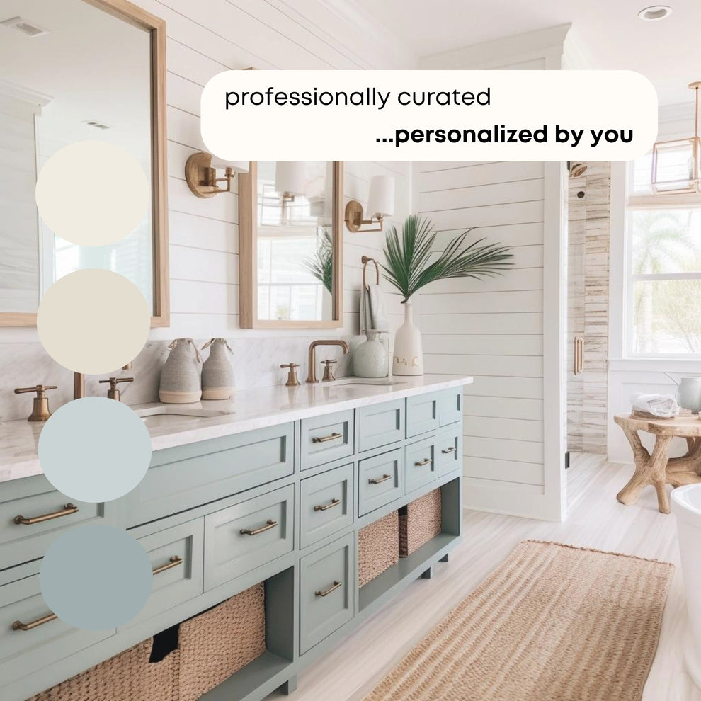 Calm Neutrals Benjamin Moore Paint Palette, Calm Neutral Interior Pain ...