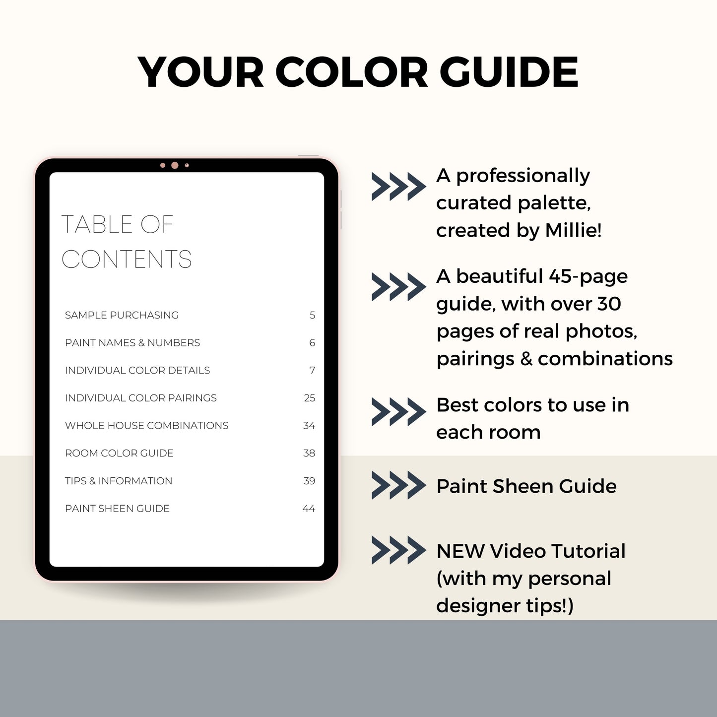 Shaker Beige Benjamin Moore Paint Palette, Neutral Interior Paint Colors, Transitional, Warm Neutral Color Scheme