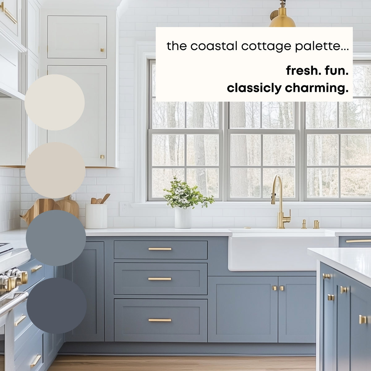 Coastal Cottage Sherwin Williams Paint Palette, Paint Colors for Home ...