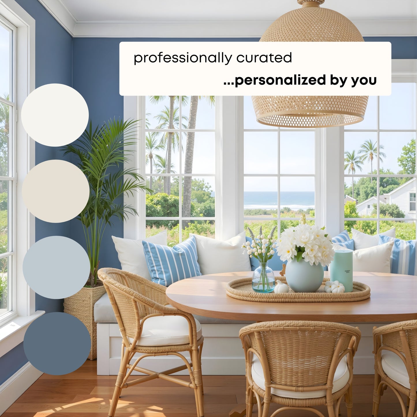 Coastal Classics - Palette Two | Sherwin Williams Paint Palette | Coastal Neutrals | Timeless Beach House Color Scheme