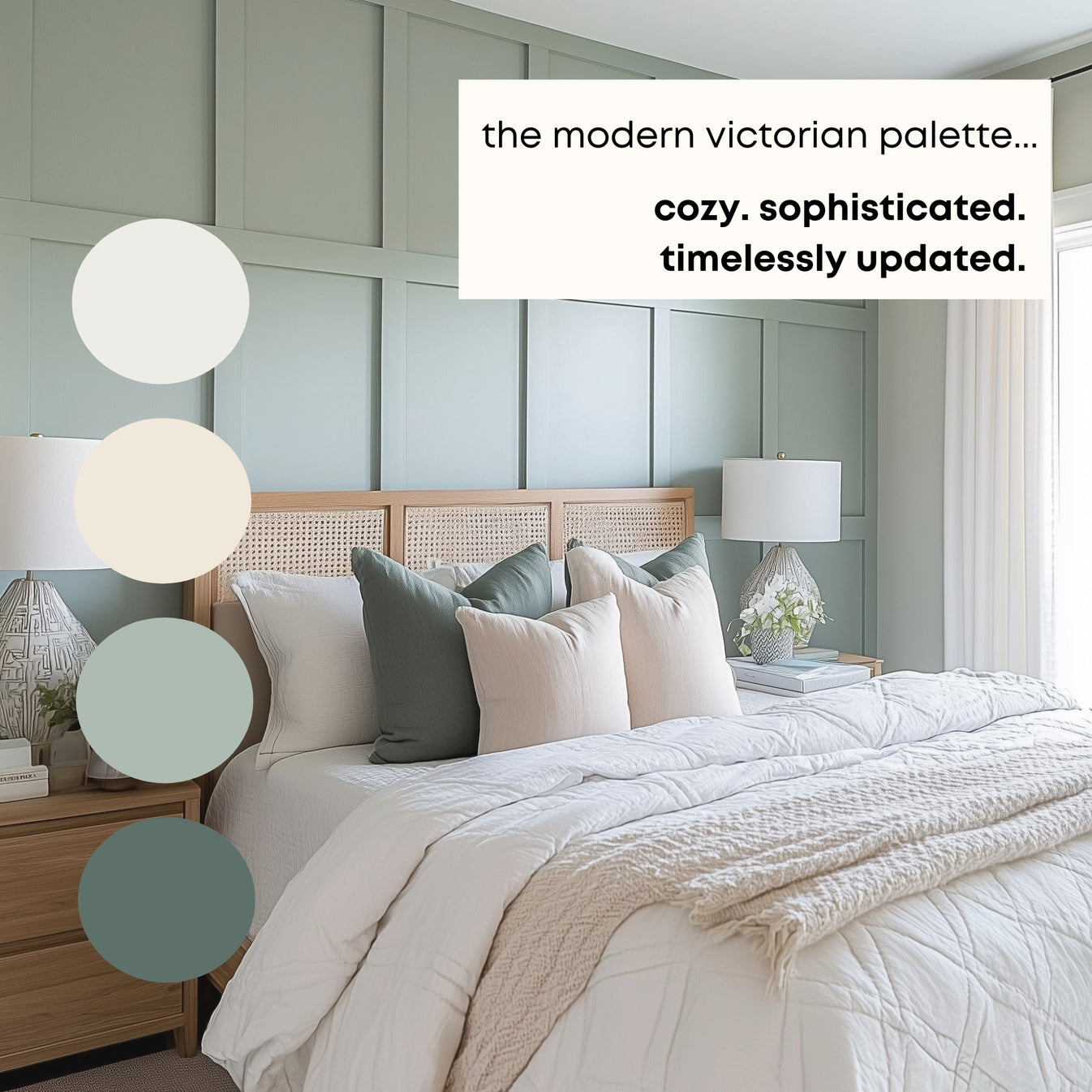 Modern Victorian Sherwin Williams Paint Palette, Paint Colors for Home ...