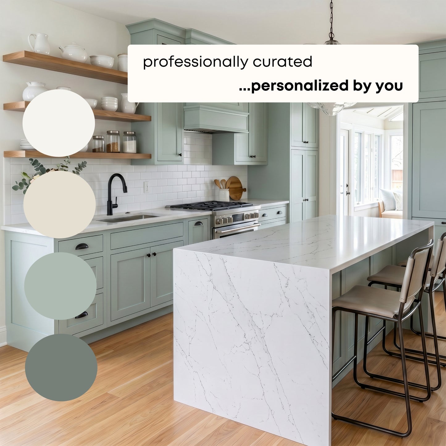 Accessible Beige - Palette Two | Sherwin Williams Paint Palette | Neutral Interior Paint Colors for a Calm Home | Light Neutral Color Scheme