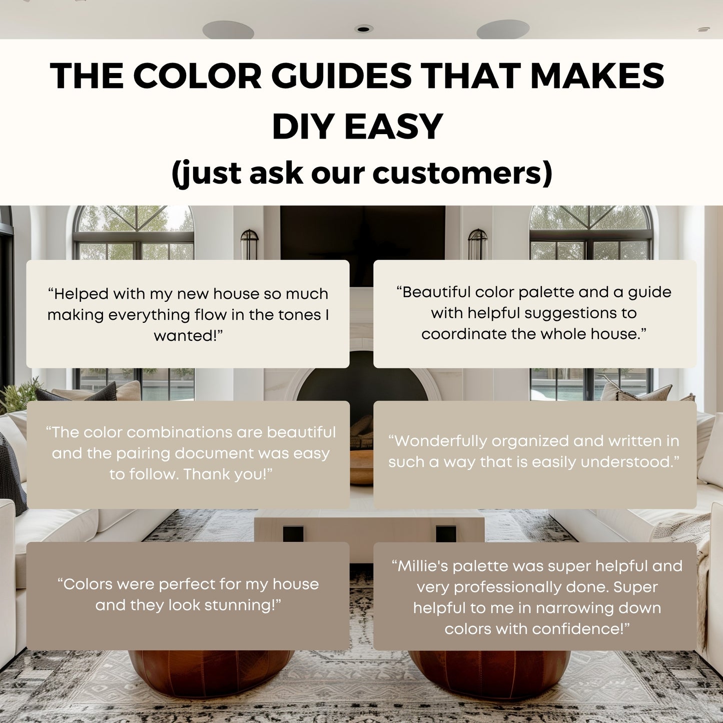 Greek Villa Sherwin Williams Paint Palette Collection, Neutral Interior Paint Colors for Home | Warm Whites | Timeless Blues and Greens