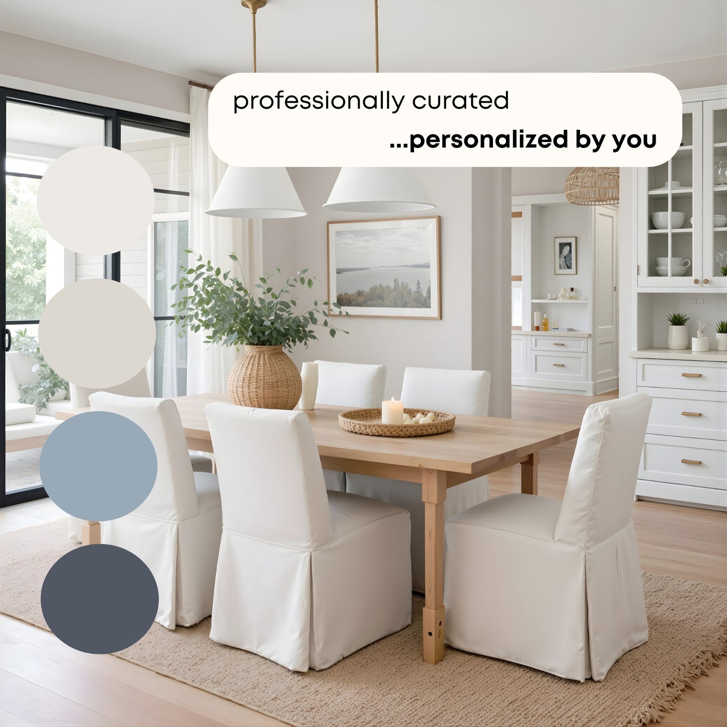 Snowbound Sherwin Williams Paint Palette, Neutral Interior Paint Colors, Coastal Cottage, Calm House
