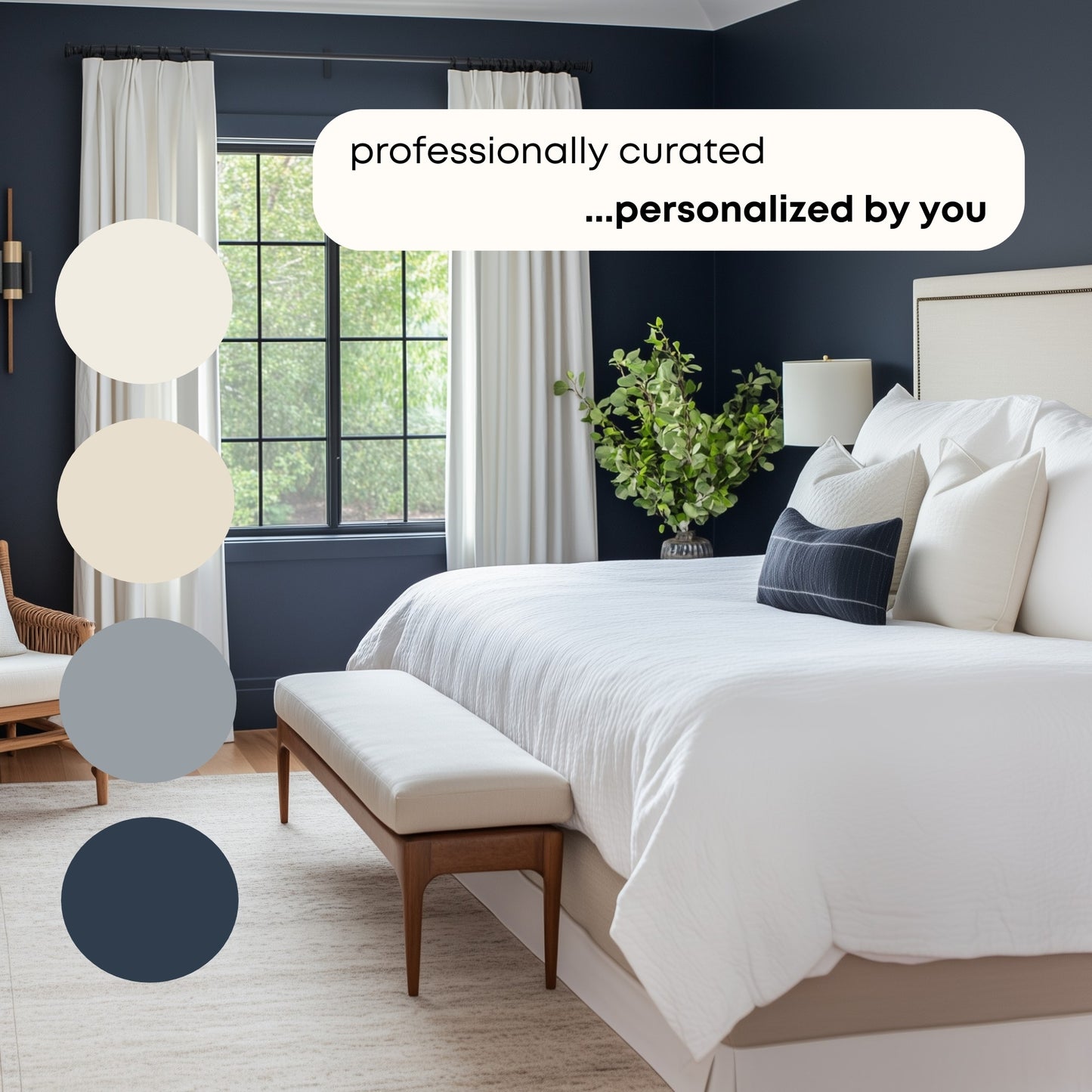 Shaker Beige Benjamin Moore Paint Palette, Neutral Interior Paint Colors, Transitional, Warm Neutral Color Scheme