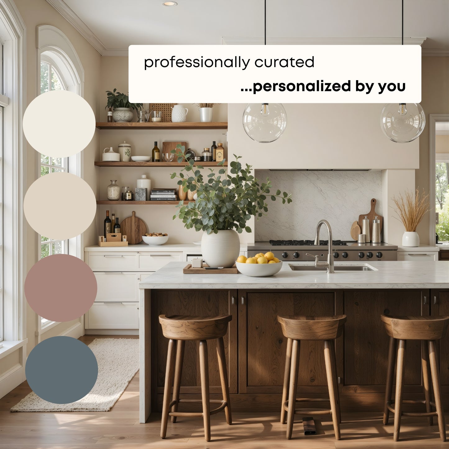 Dried Thyme Sherwin Williams Paint Palette, Timeless Neutral Interior Colors, Whole House Color Scheme, Earthy Green, Aesthetic White
