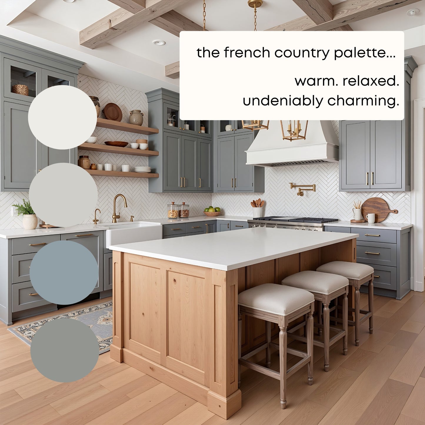 French Country Sherwin Williams Paint Palette, Interior Paint Colors for Home, Cottage Colors, Coastal Colors, Pure White