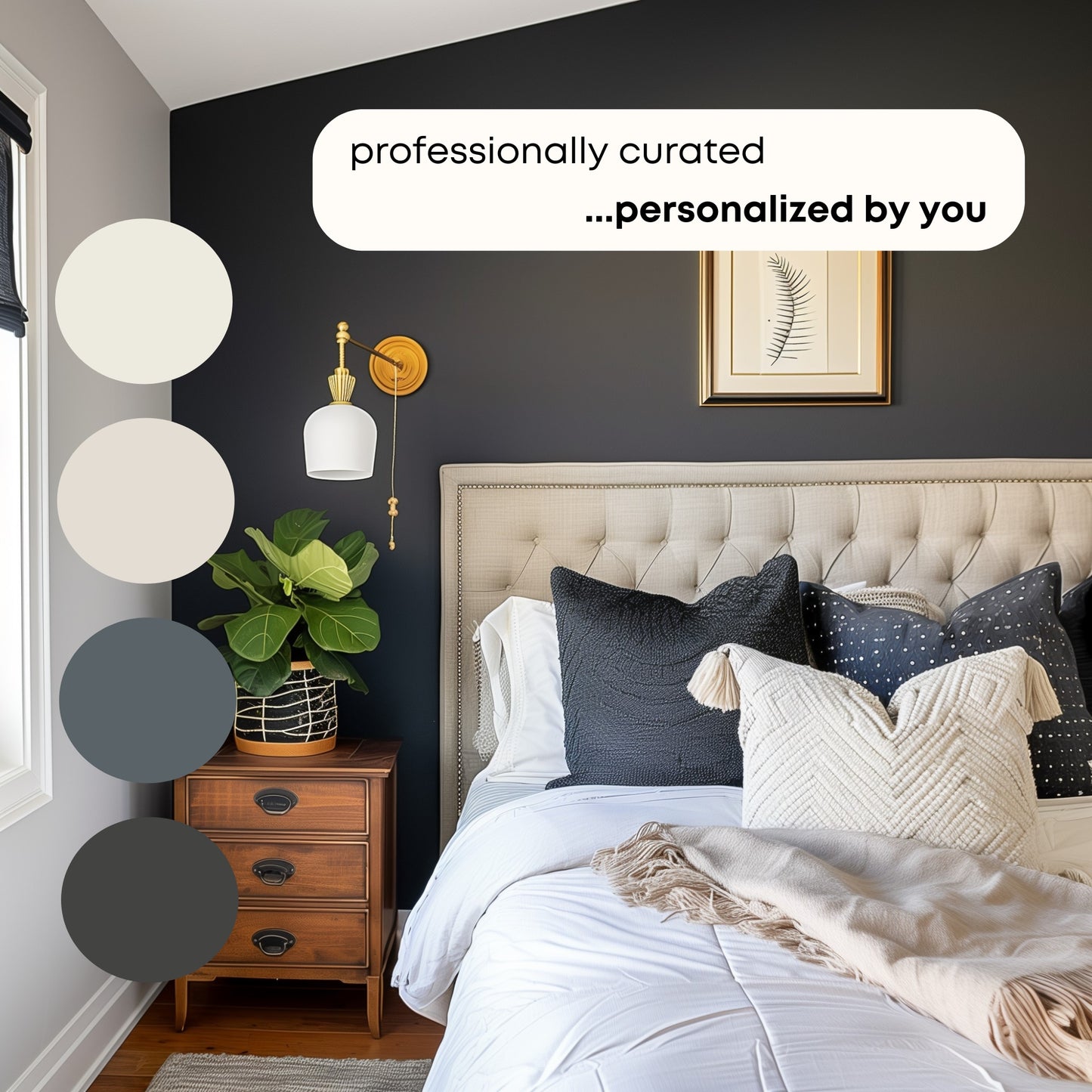 Farmhouse Sherwin Williams Paint Palette, Neutral Interior Paint Colors, Modern Farmhouse Color Scheme, Willowleaf