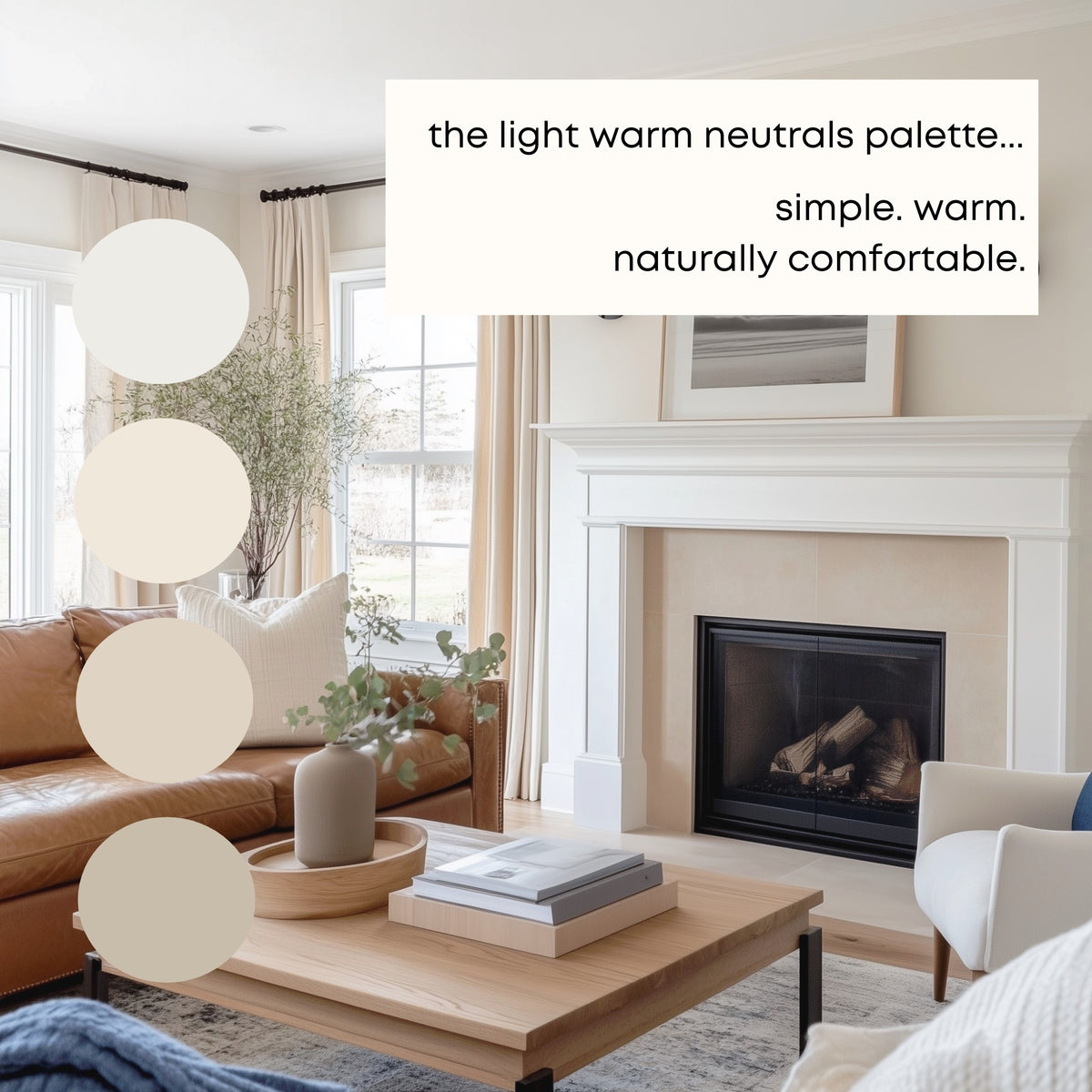 Light Warm Neutrals Sherwin Williams Paint Palette, Neutral Interior P ...