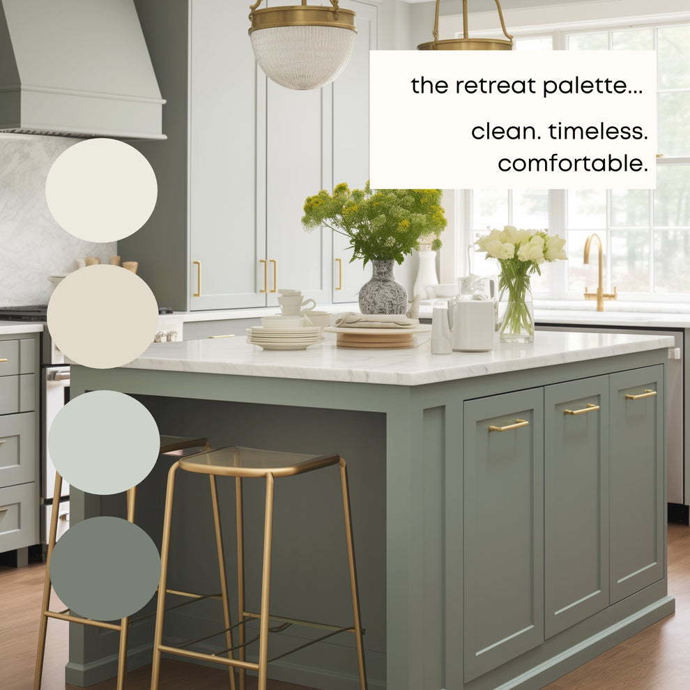 Retreat Sherwin Williams Paint Palette - Modern Neutral Interior Paint ...