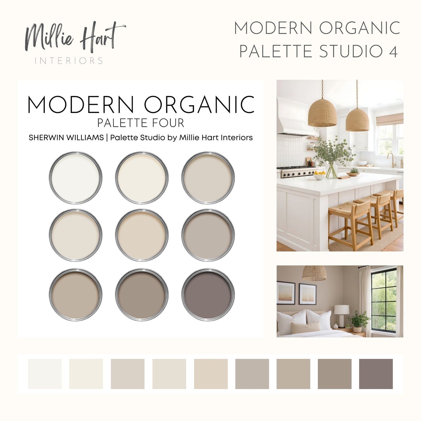 Modern Organic Palette Studio Bundle with Sherwin Williams Colors
