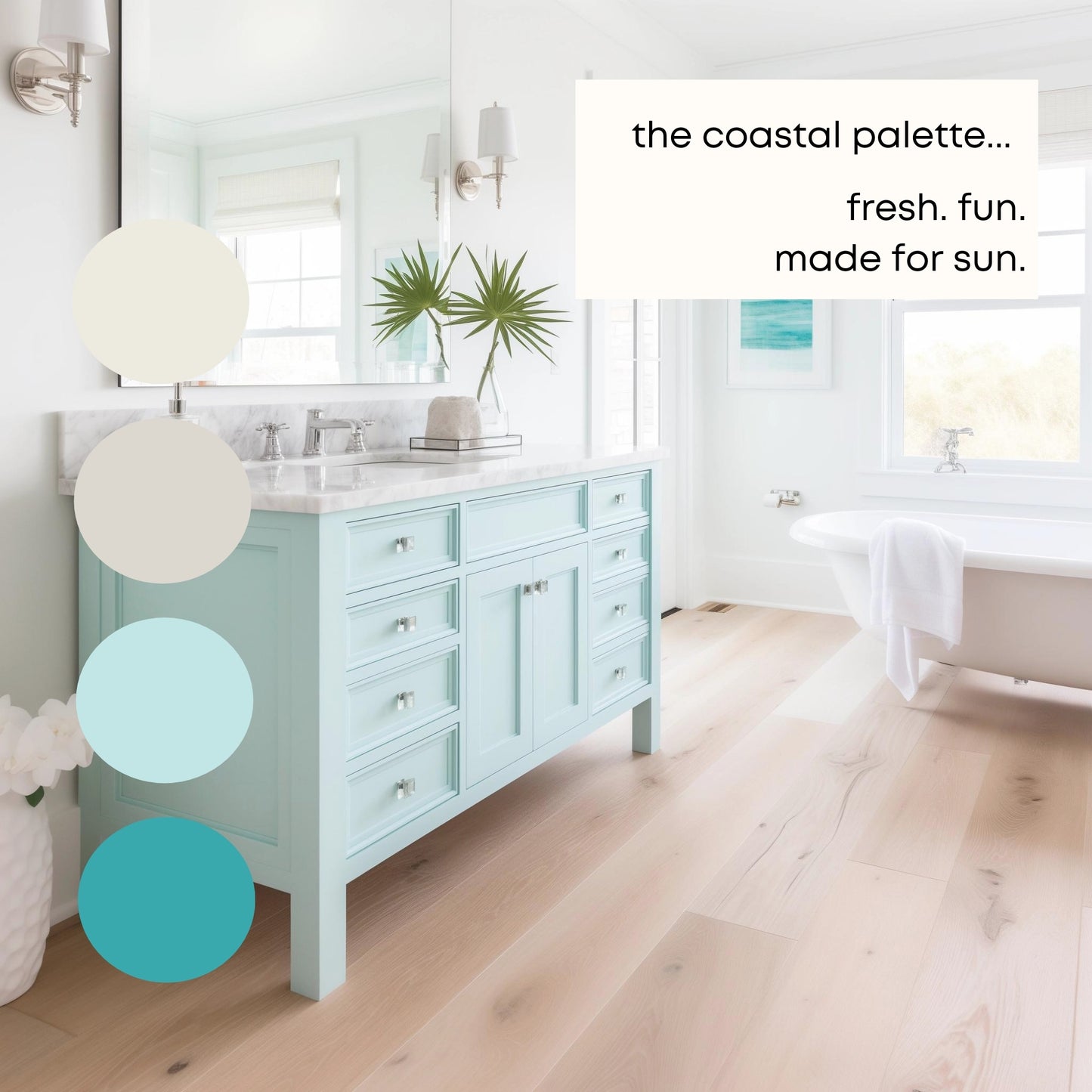 Coastal Benjamin Moore Paint Palette, Interior Paint Colors for Home, Cool Grays, Coastal Colors, Coventry Gray