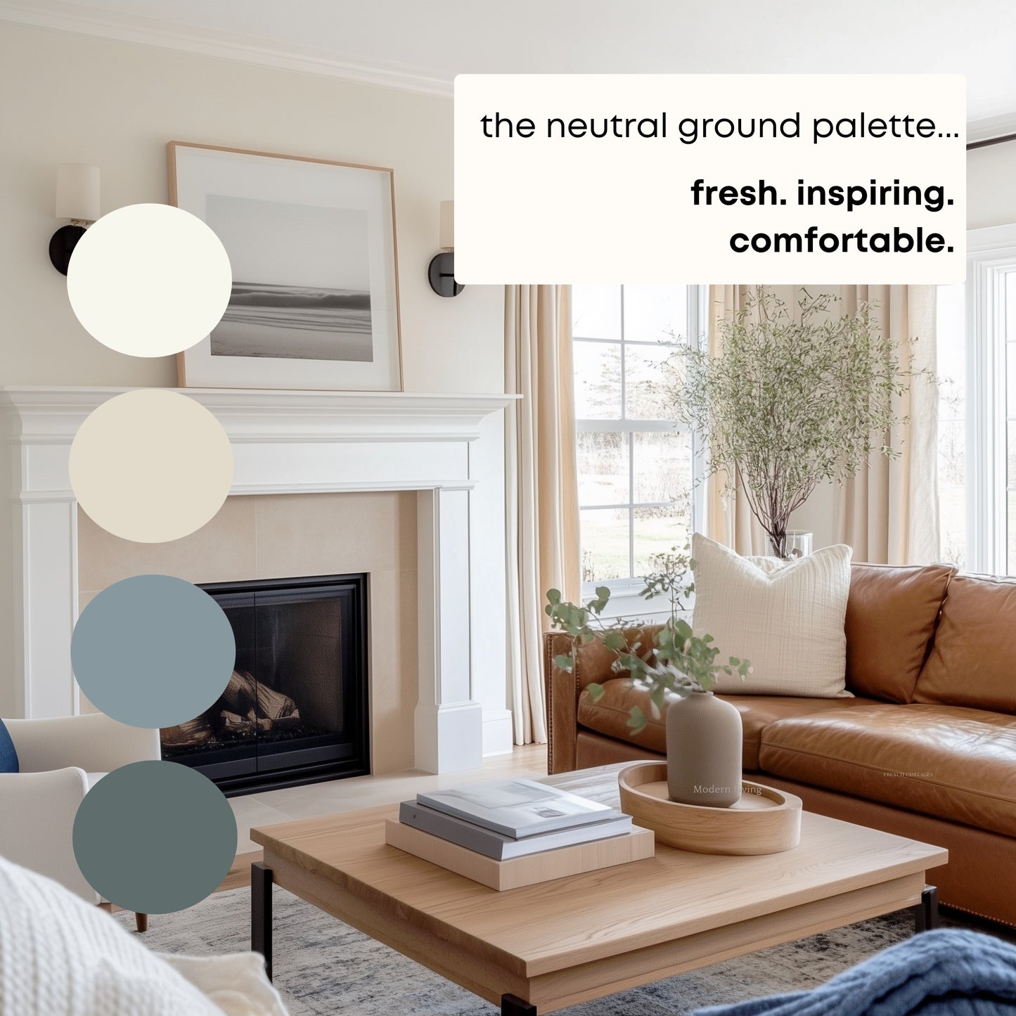 Neutral Ground | Sherwin Williams Paint Palette | Neutral Interior Paint Colors | Coastal Color Scheme