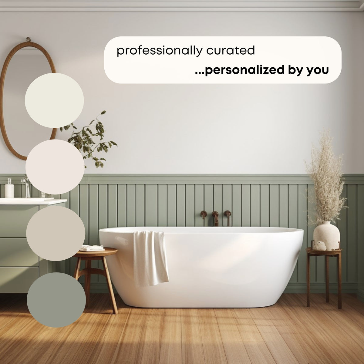 Smokey Taupe Benjamin Moore Paint Palette, Modern Neutral Interior Pai ...