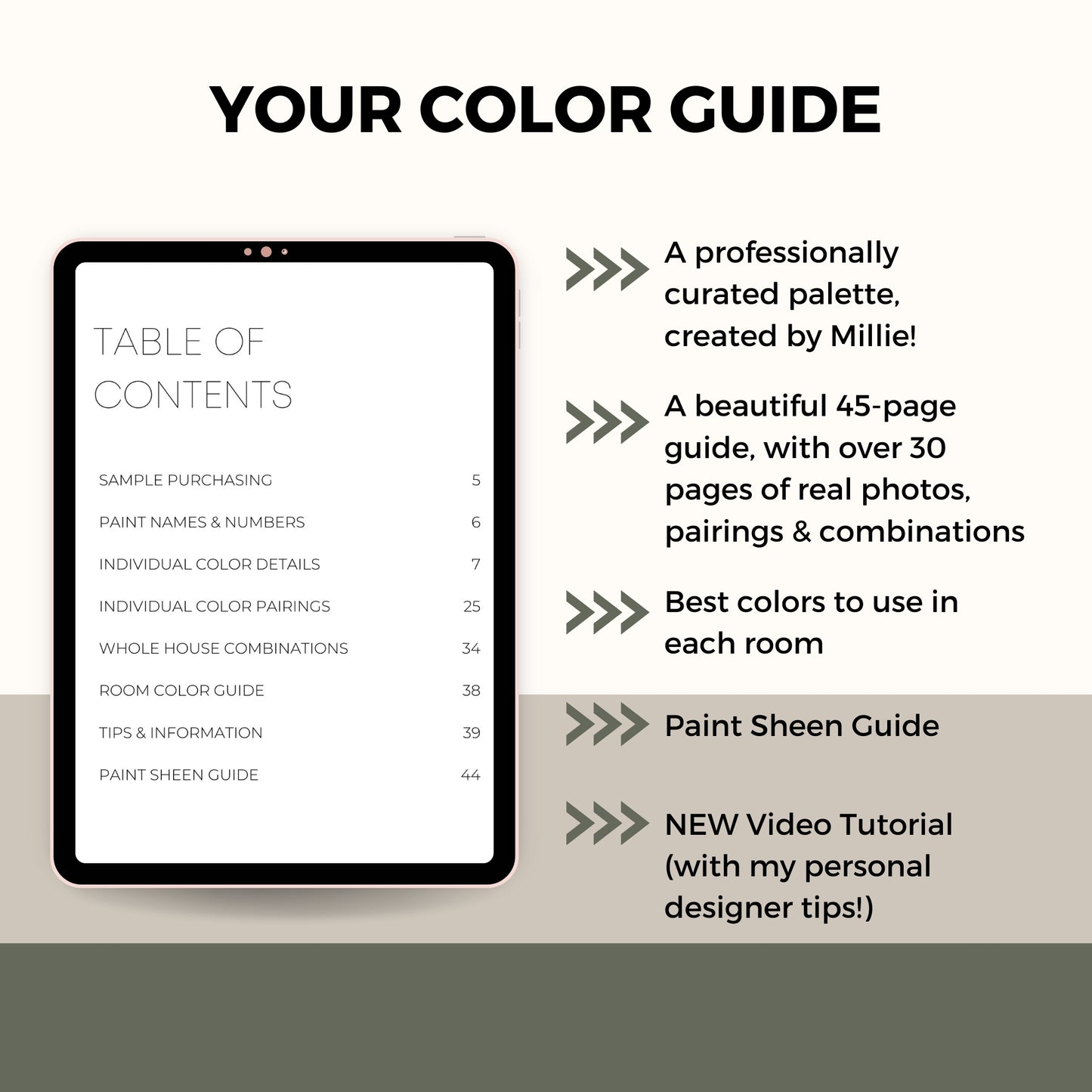 Lake Home Sherwin Williams Paint Palette - Modern Neutral Interior Paint Colors for Home, Coastal Interior Design Color Palette, Lake House, Sherwin Williams Evergreen Fog