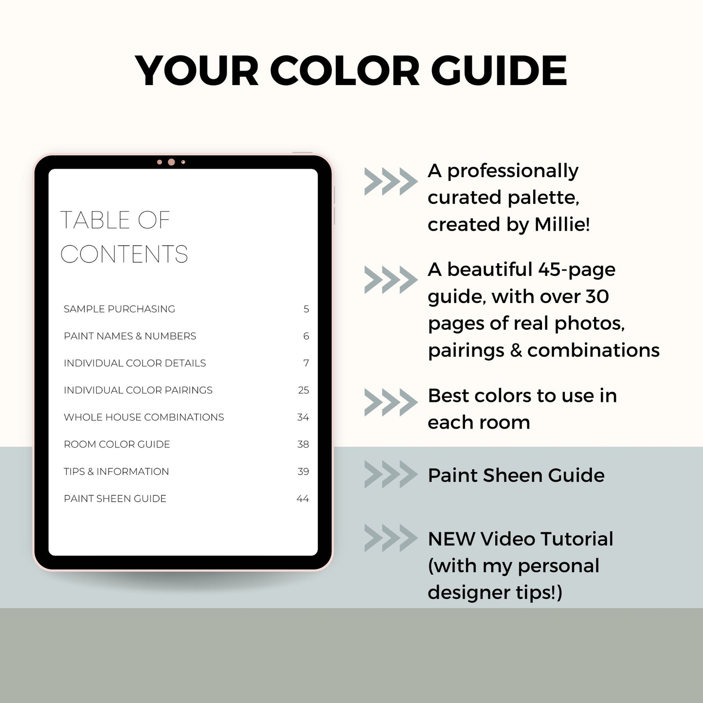 Calm Neutrals Benjamin Moore Paint Palette, Calm Neutral Interior Paint Colors, Beach House Coastal Color Scheme, Pale Oak