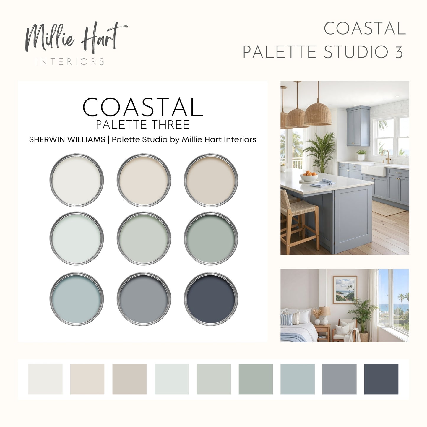 Coastal Palette Studio Bundle with Sherwin Williams Colors